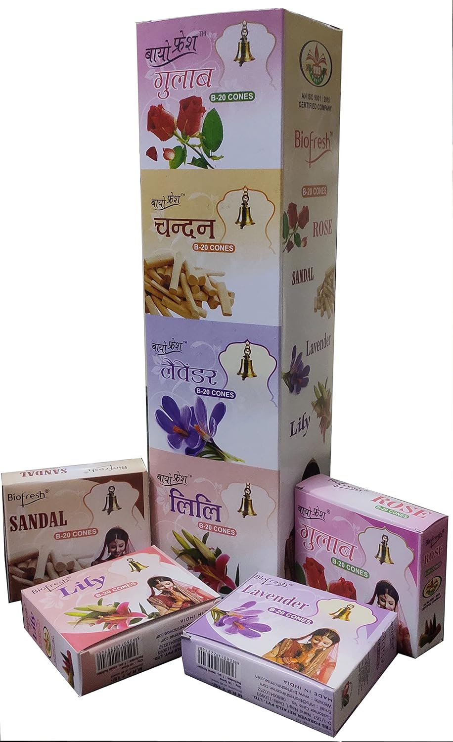 100 Natural Backflow Refill Incense Cones backflow Incense Cones