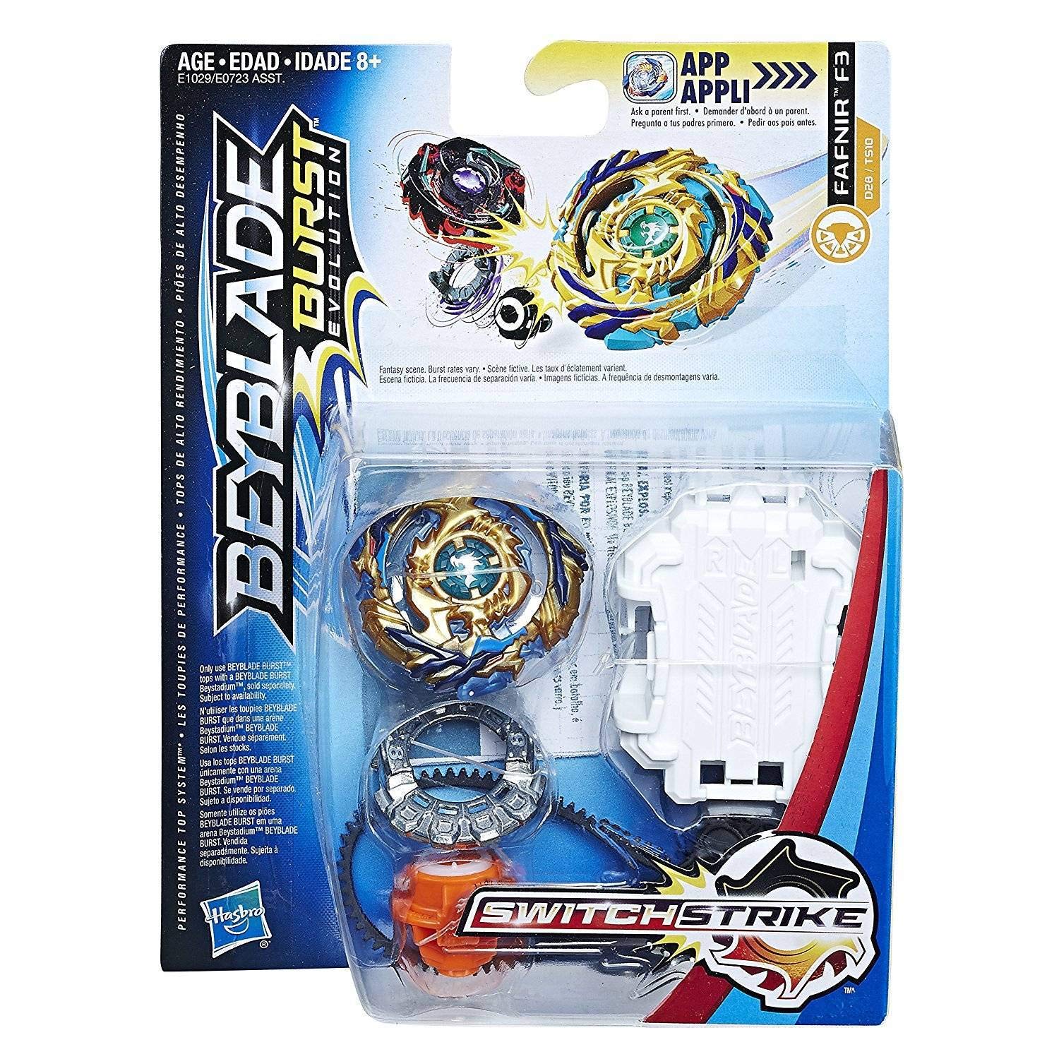 Fafnir F3 SwitchStrike Beyblade - Hasbro E1029 : Amazon.com.br