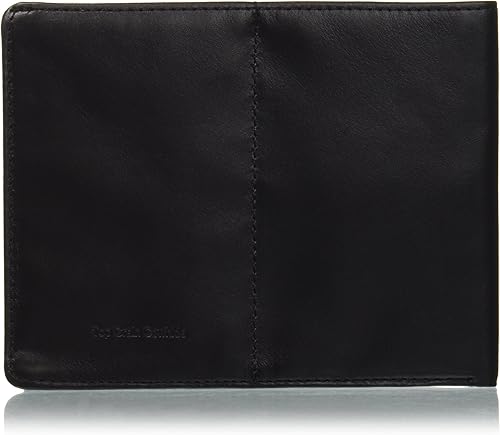 Miniatura 2 de Big Skinny Cartera de piel con bloqueo RFID para hombre, súper delgada, con capacidad para hasta 35 tarjetas, color negro