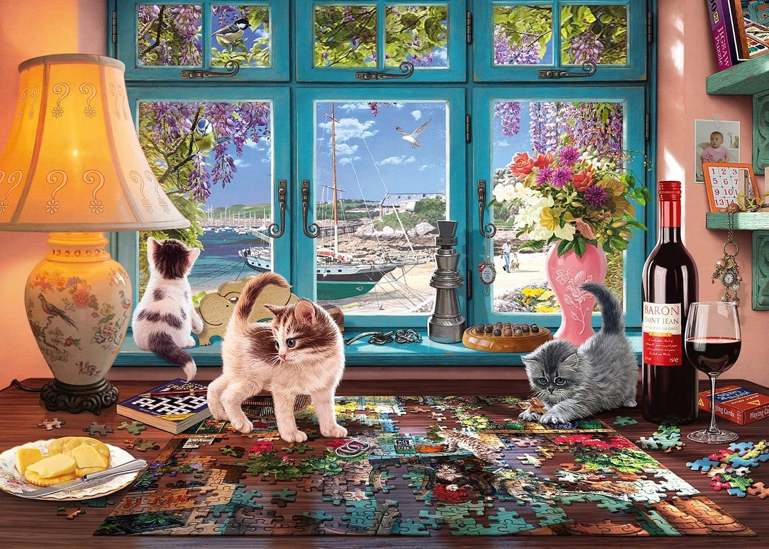 Schmidt Spiele At the Table Jigsaw Puzzle
