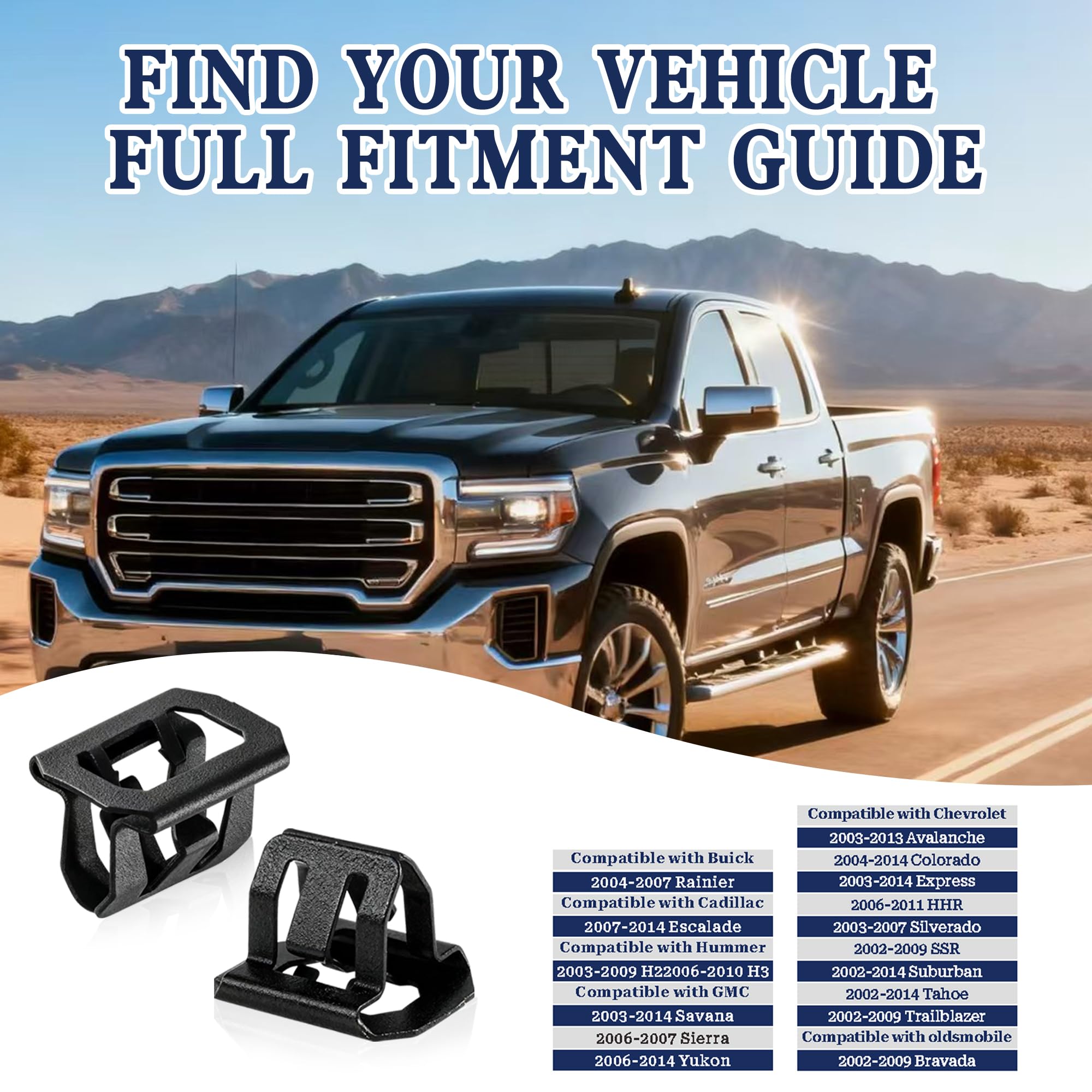Chevy Clips Radiator Snapklik.com : 22PCS 15078238 700-053 Radiator Grille Retainer Clips ...