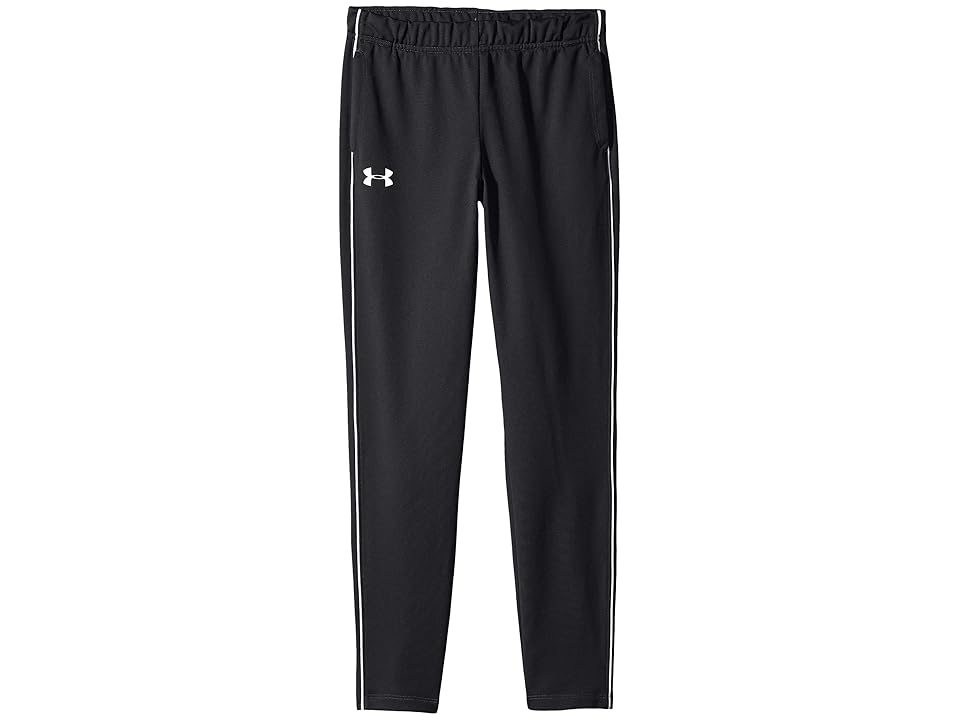 

Under Armour Kids Track Pants (Big Kids) (Black/White/White) Girl's Casual Pants
