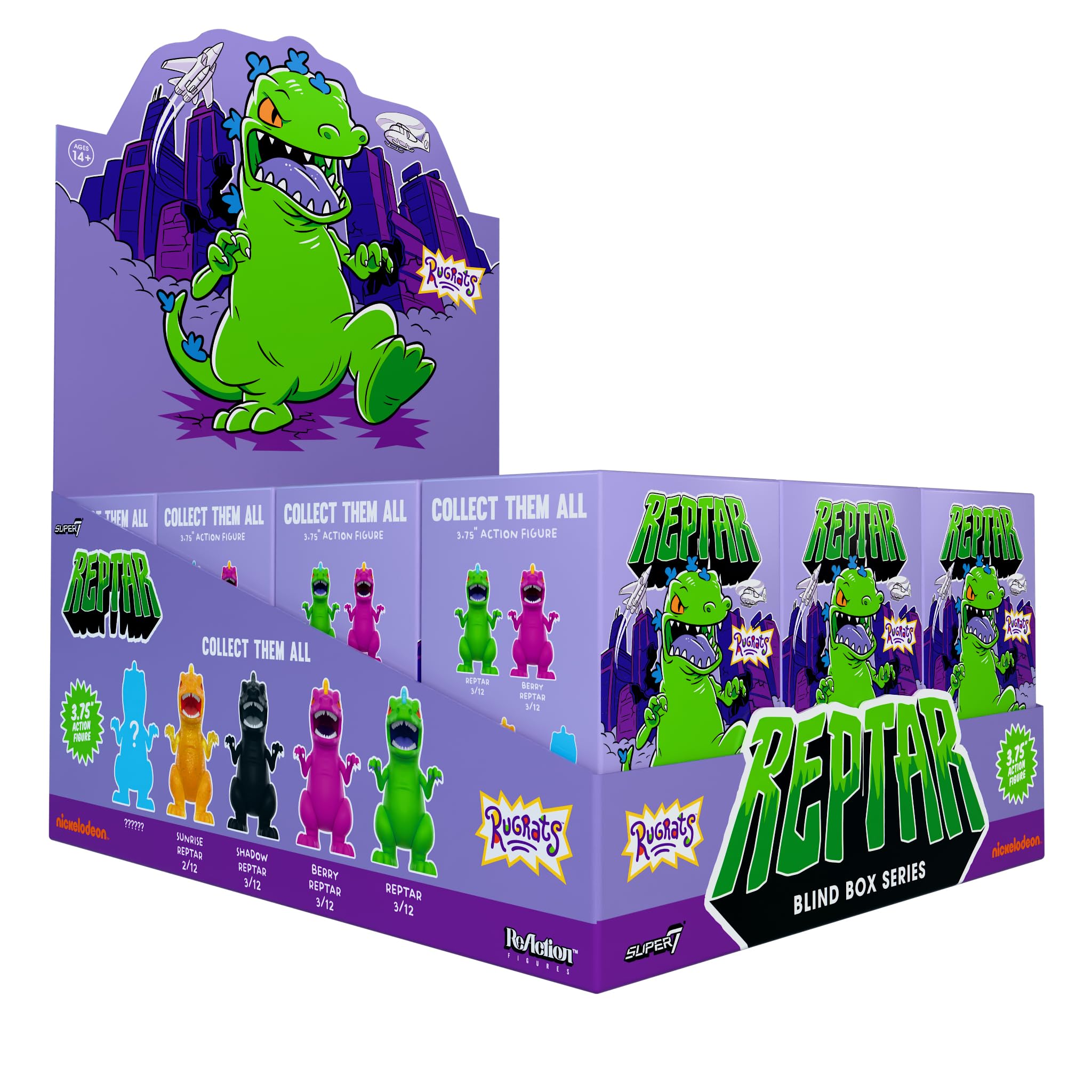 Amazon.com: Super7 Rugrats Reptar Blind Box Wave 01 - Set of 12