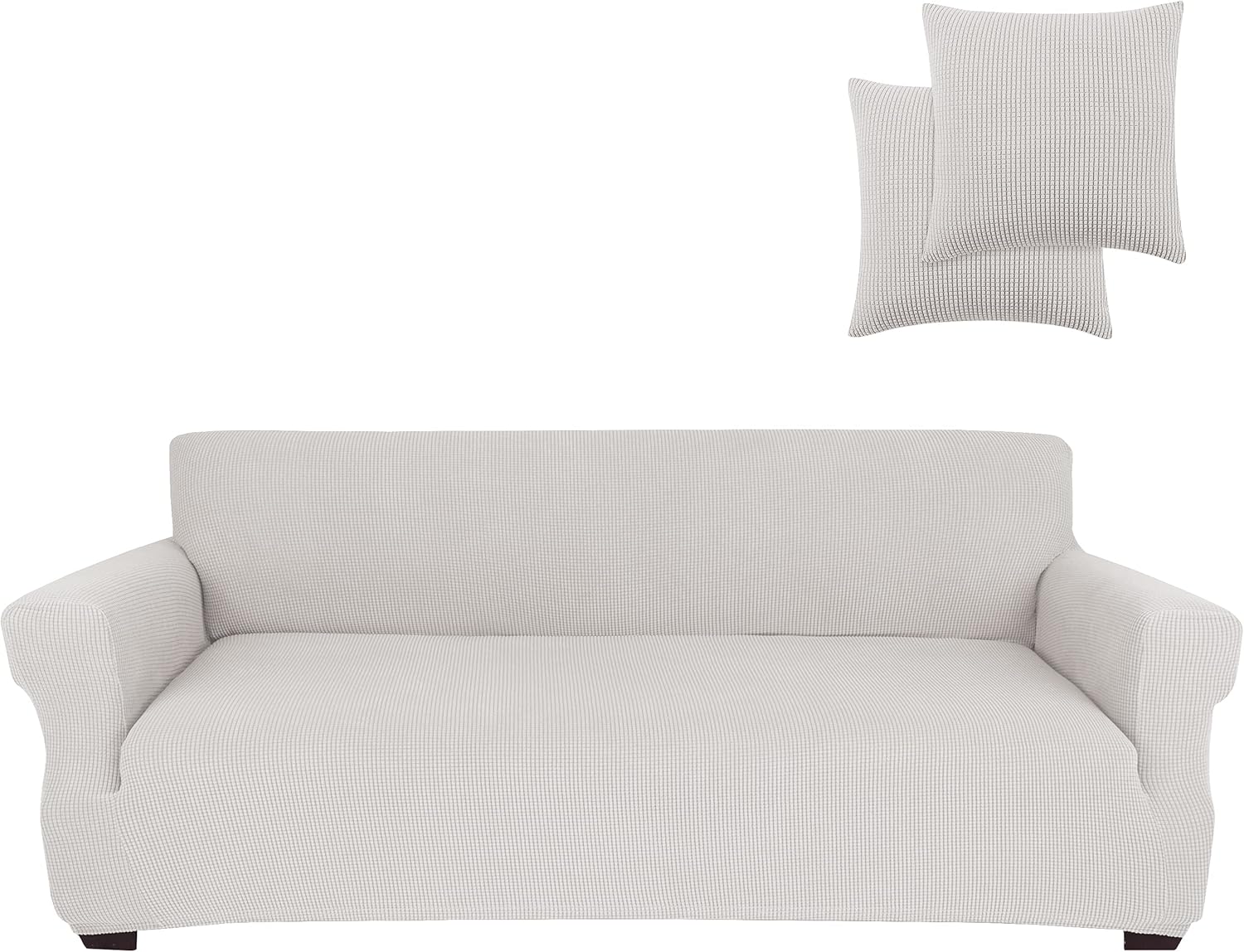 Jinamart Loveseat Stretch Elastic Couch Cover,1Piece Sofa Slipcover