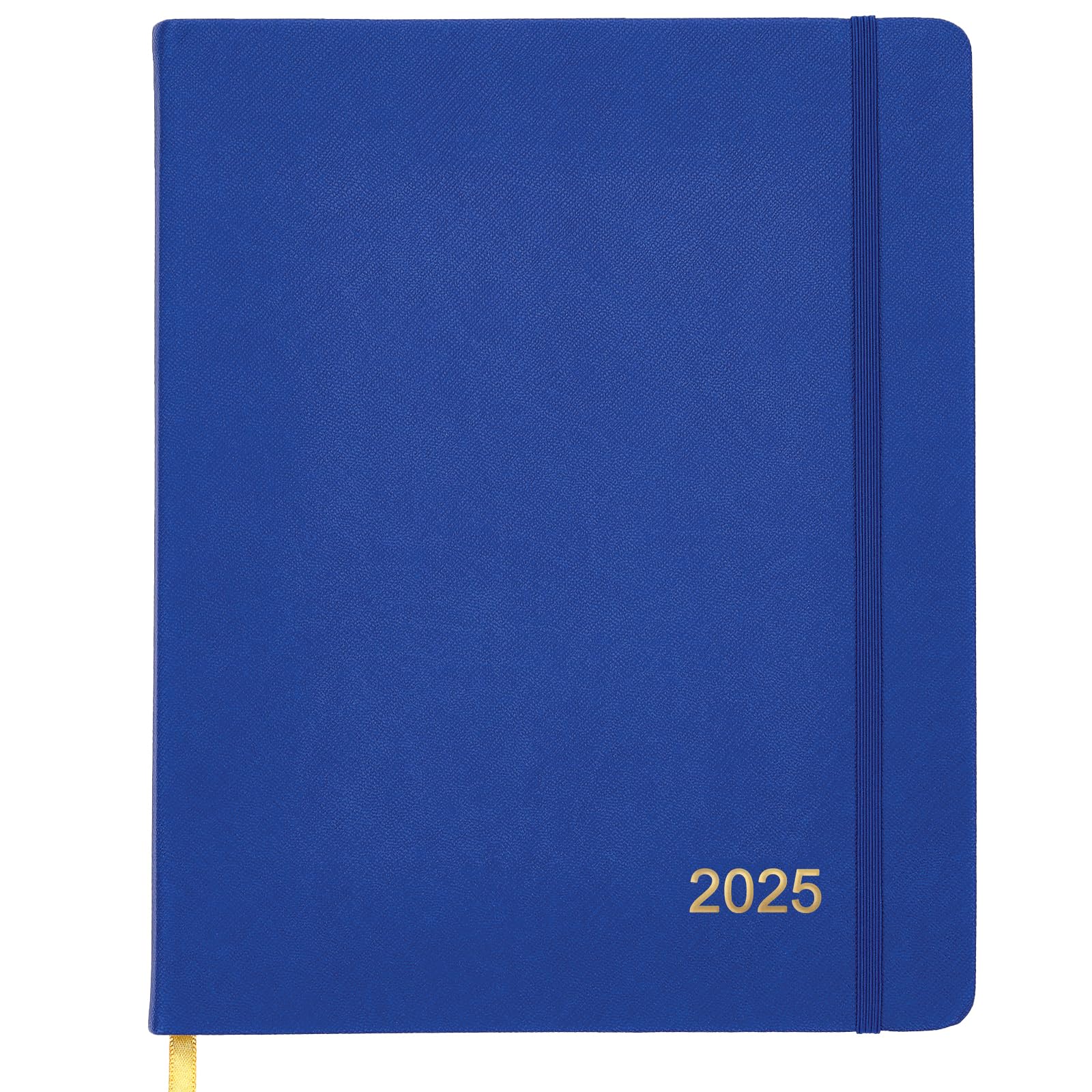 2025 Textured Cover Weekly Monthly Planner, 8"x10": 14 Months (November 2024 - December 2025) / 2025 Calendar / 2025 Weekly Calendar/Weekly Planner Organizer (Blue)