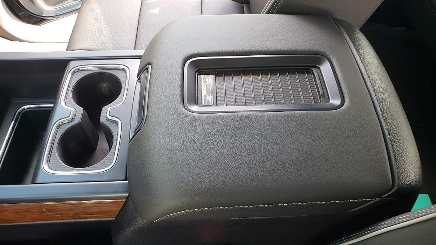 Car Console Covers Plus Made in USA Designed for All GMC Sierra 2014-2026 Fleece Auto Armrest Center Console Cover Mossy
