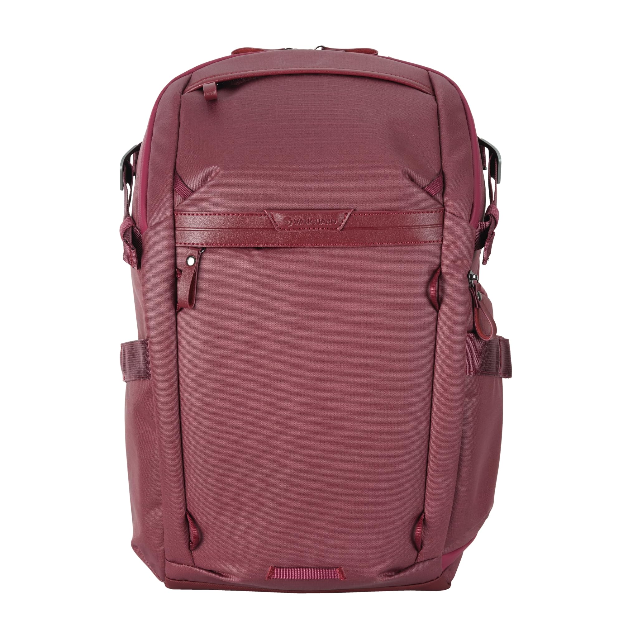 VANGUARD VEO Metro B20L Camera &amp; Everyday Backpack (Magenta) – Fits 70–200mm Attached, 14" Laptop Storage, Convertible Daypack Design, Carry-On Ready