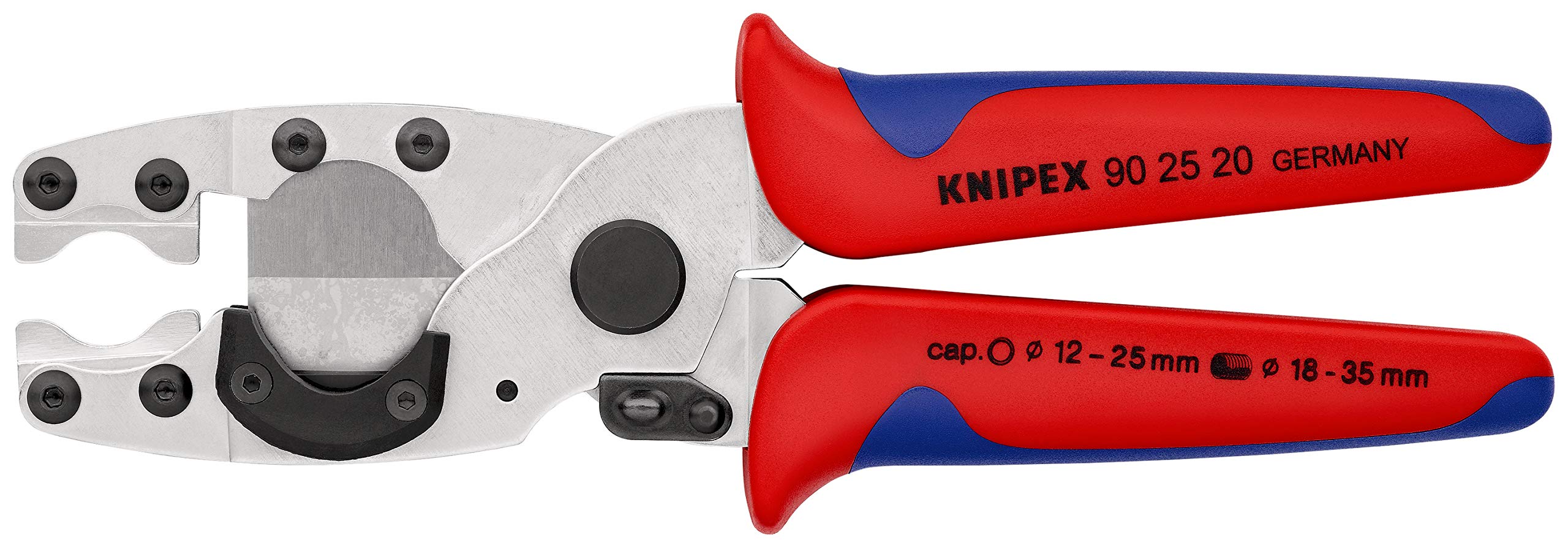 KNIPEX 90 25 20 Pipe Cutter for composite pipes with multi-component grips 210 mm