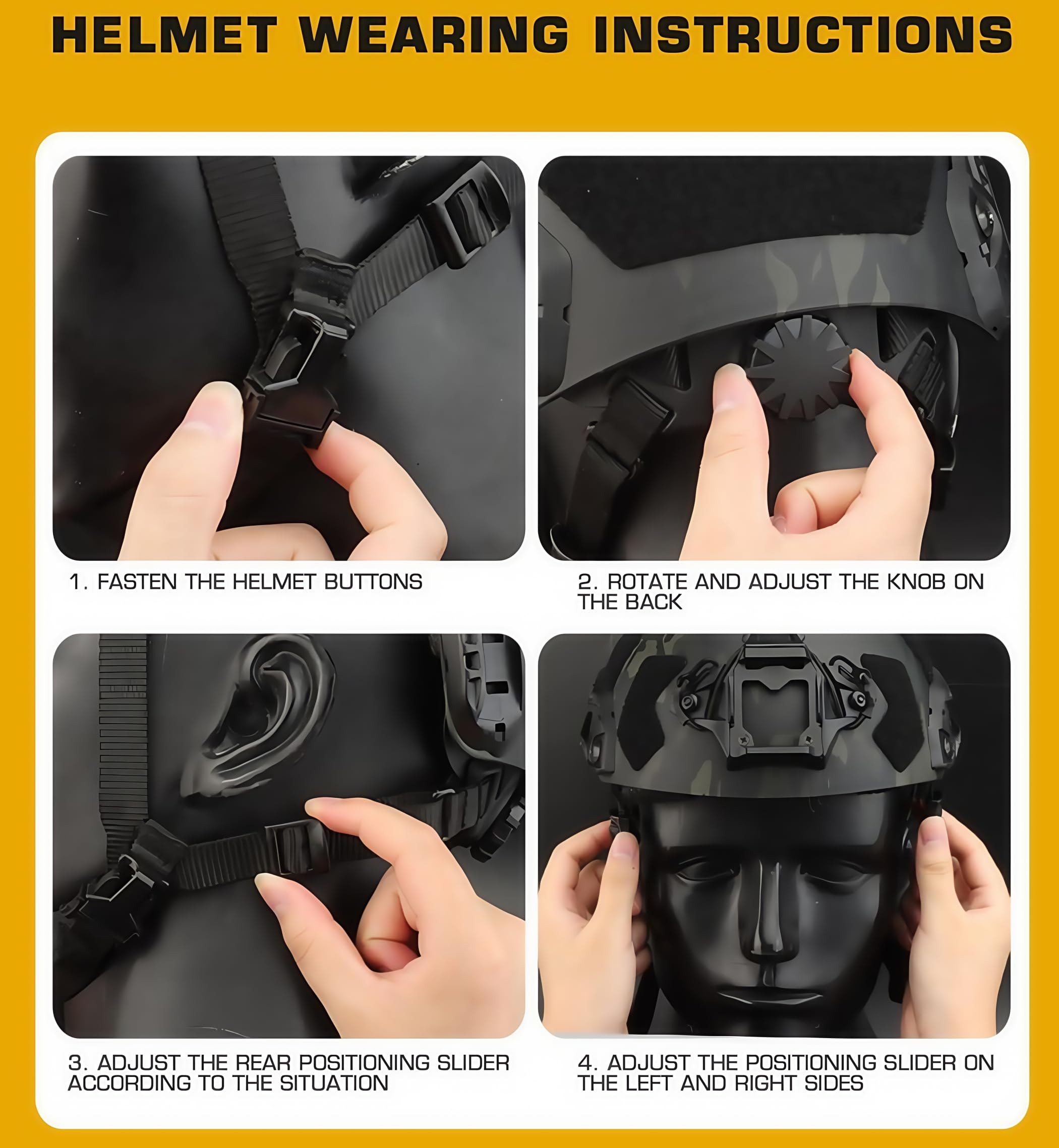 ACEXIER Casco protettivo da tiro tattico SF SUPER High Cut, casco tattico FAST