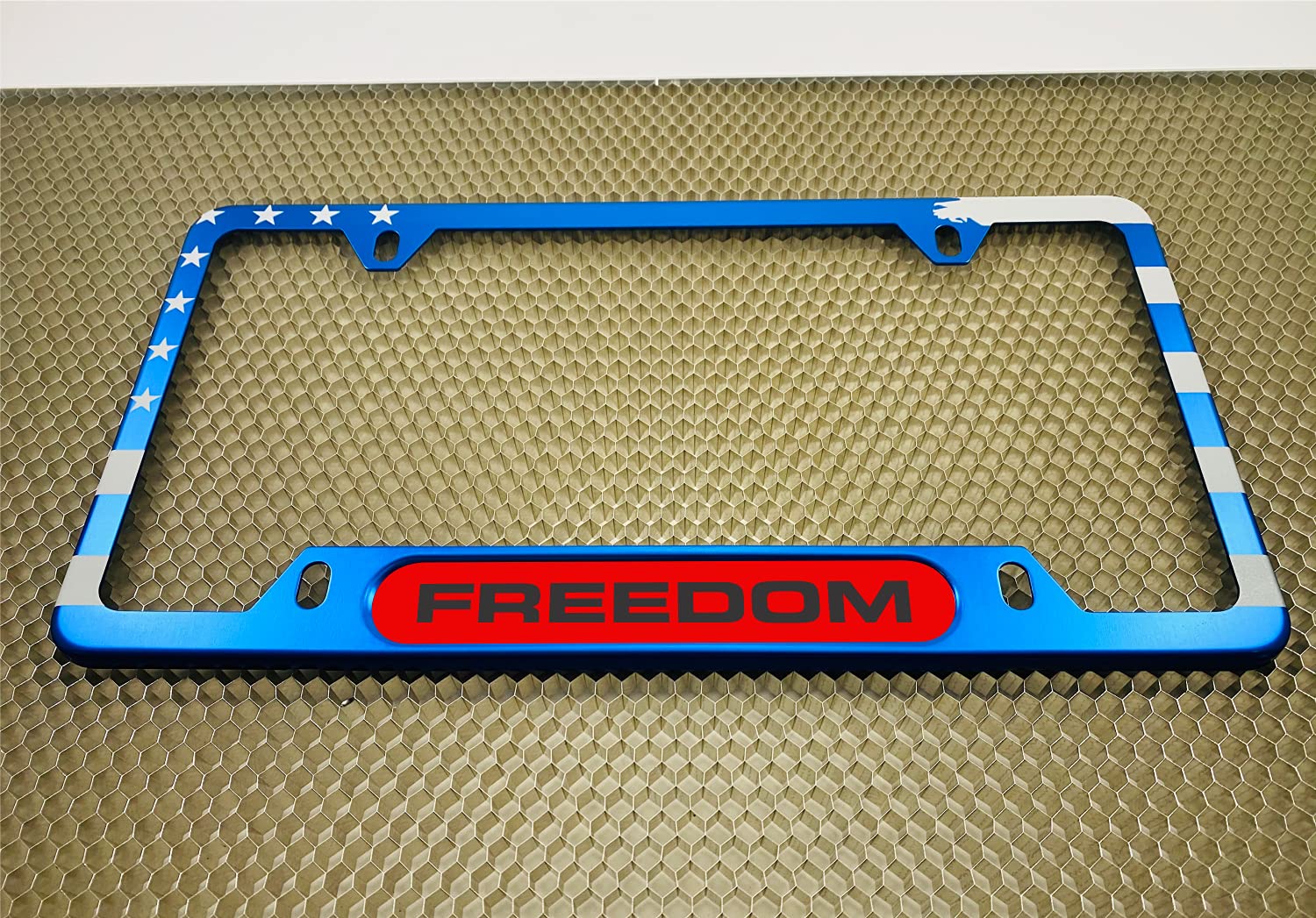 USA Patriotic | American Flag Custom Personalized Anodized Aluminum Thin Top | - Picture 89 of 133