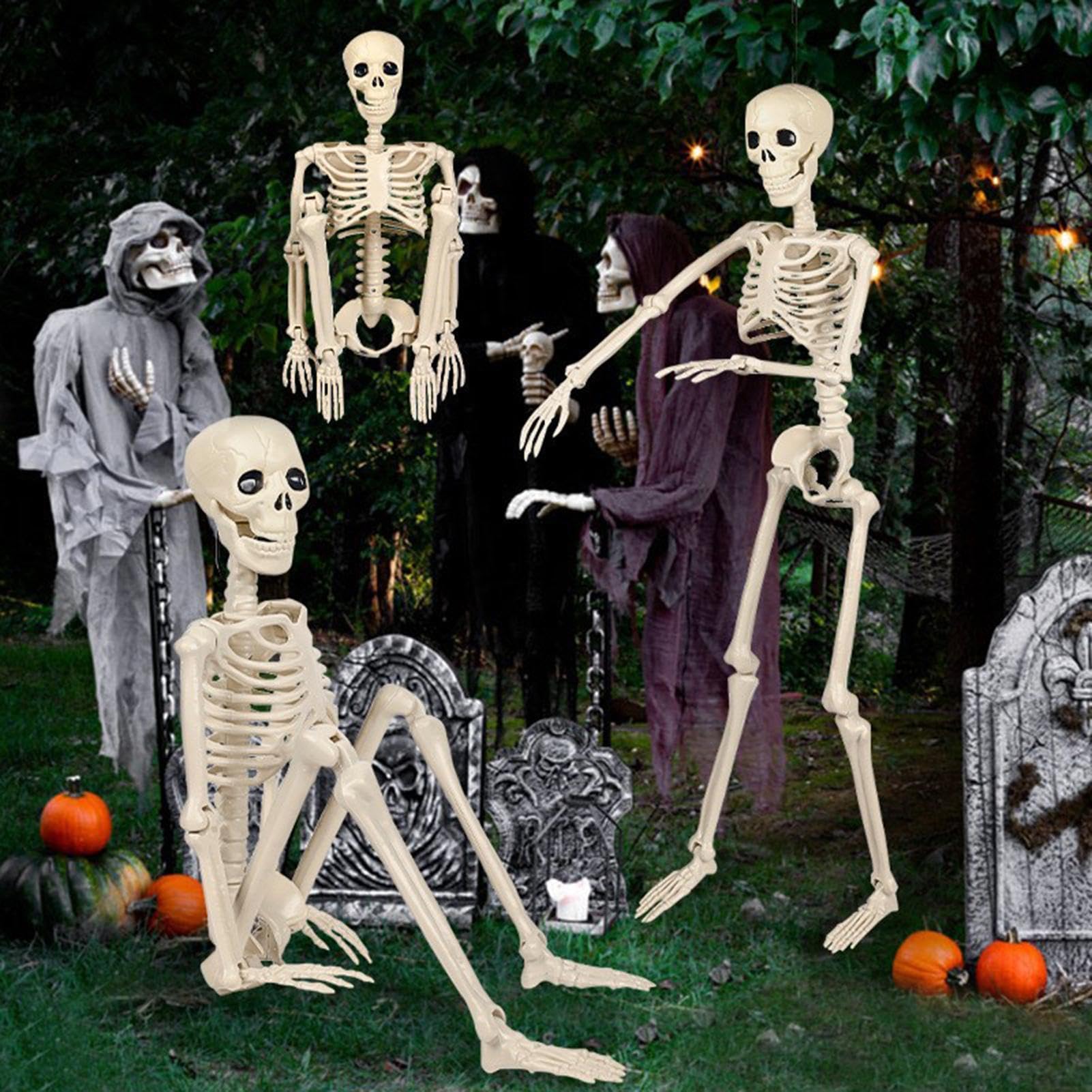Générique Decorazioni Scheletro Halloween Ornamento osseo articolato
