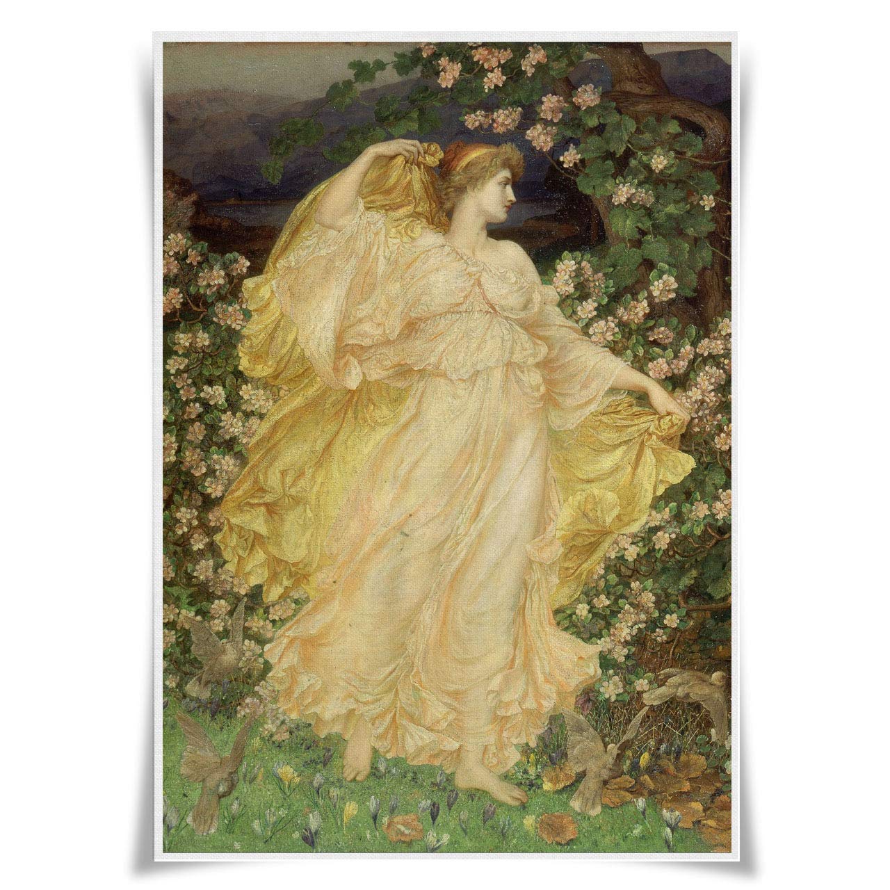 Nice Captain Major Gods & Goddesses of Greek Mythological Portrait Poster A3 Print Wall Decor (Aphrodite)