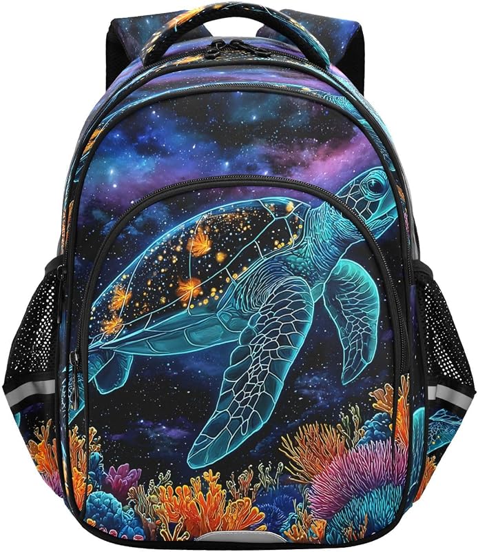Dream Turtle Mochilas grandes de viaje para computadora portátil, mochila escolar para hombres, mujeres, adolescentes y niños