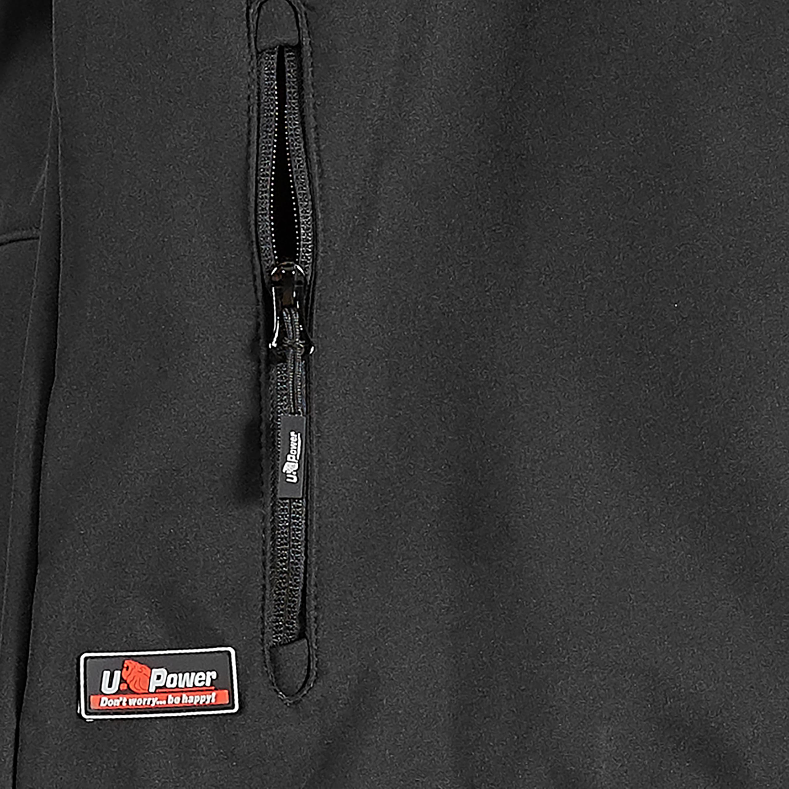 U-POWER Veste de Travail Softshell Kyra - Noir M - Vêtements de Travail