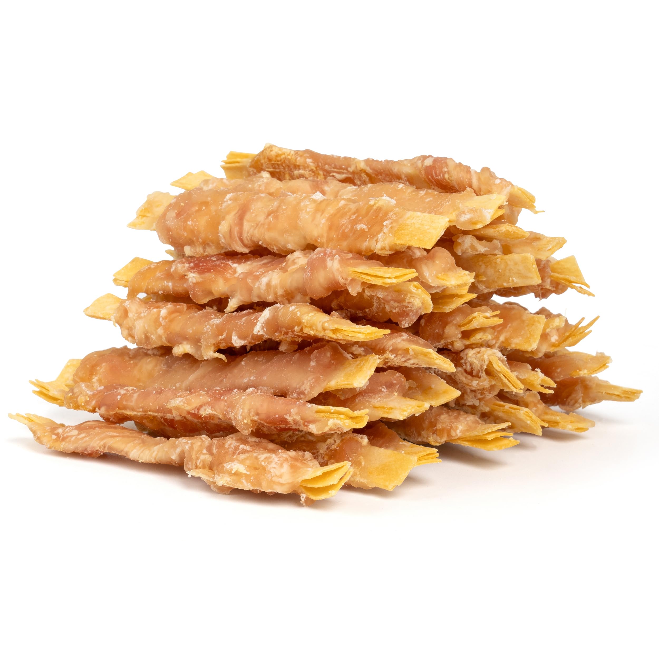 MON2SUN Rawhide Free Dog Treats, 4 Inch Chicken Wrapped Cod Fillet Dog Snacks for Small Dogs, Soft and Training Treats, 10.58oz (30 Count-Pack of 1)