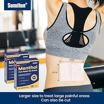 Amazon.com: Sumifun 5% Menthol Pain Relief Patches - 30