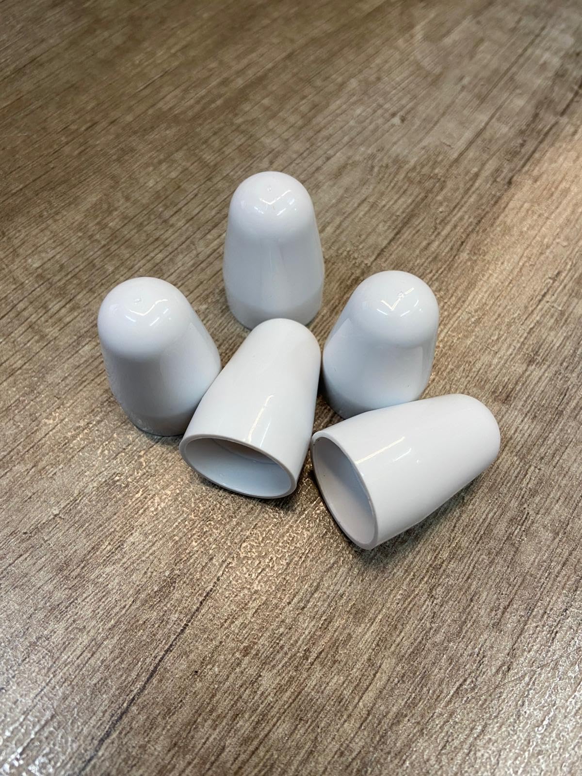TC Radiator Valve Lockshield Plastic Cap White Pack of 5