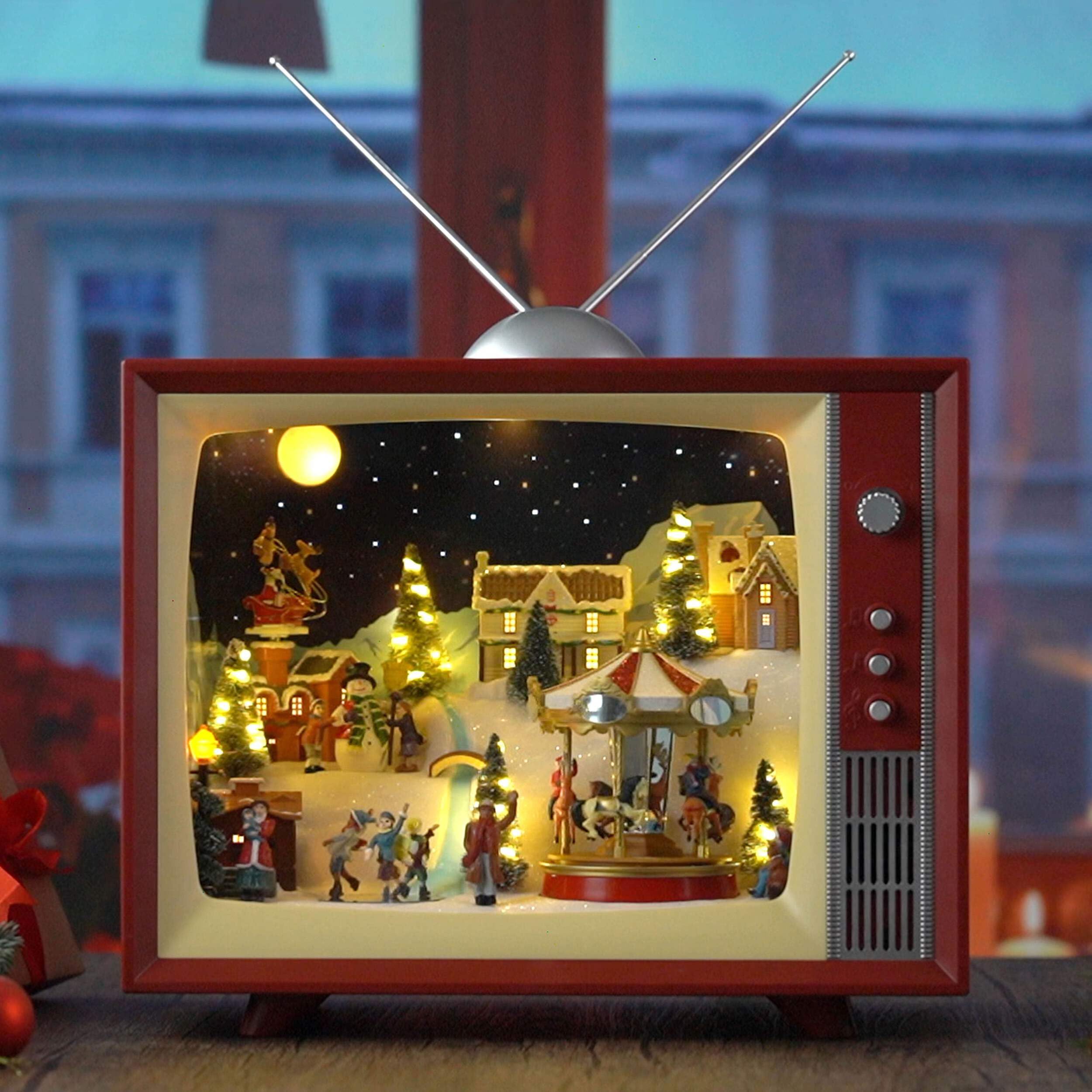 Amazon.com: Mr. Christmas 15 in. Animated & Musical Vintage