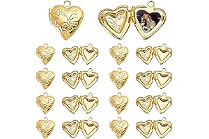 Heart Locket Charms for Jewelry Making