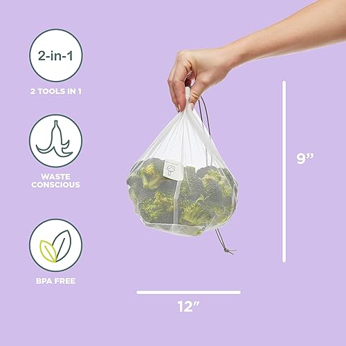 Miniatura 2 de Chef'n Fresh 'n Store Bolsas para productos comestibles medianos