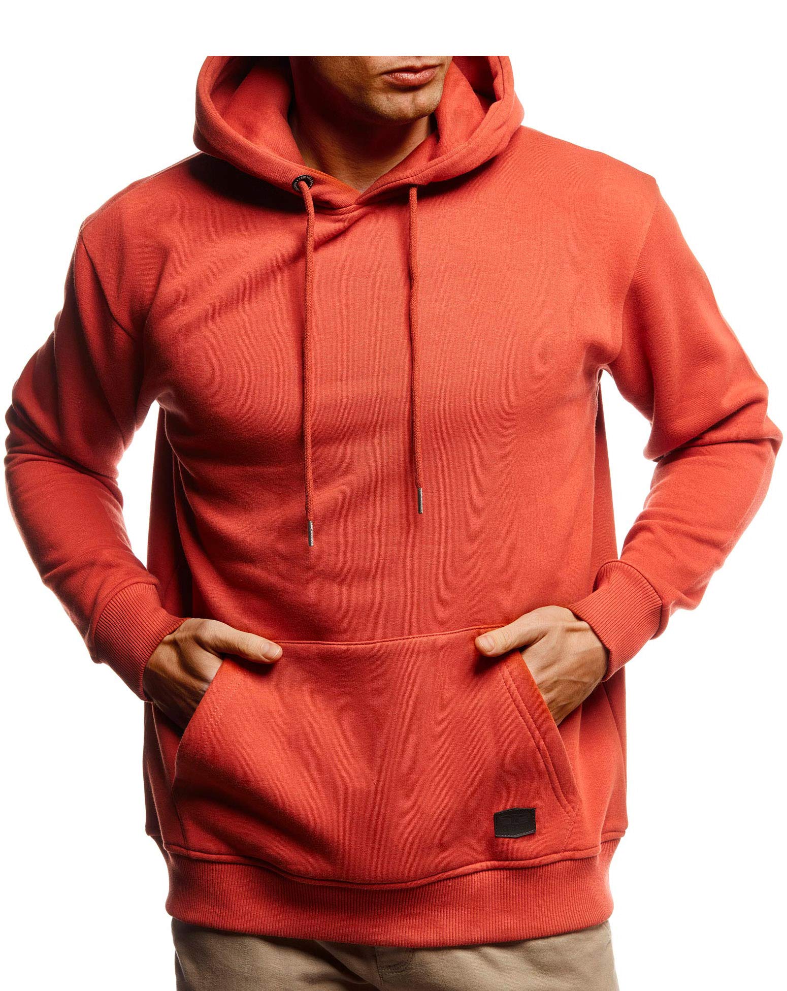 Leif Nelson Herren Hoodie Pullover mit Kapuze Oversize Kapuzenpullover für Männer Pulli Longsleeve Sweatshirt Kaputze Langarm LN8351