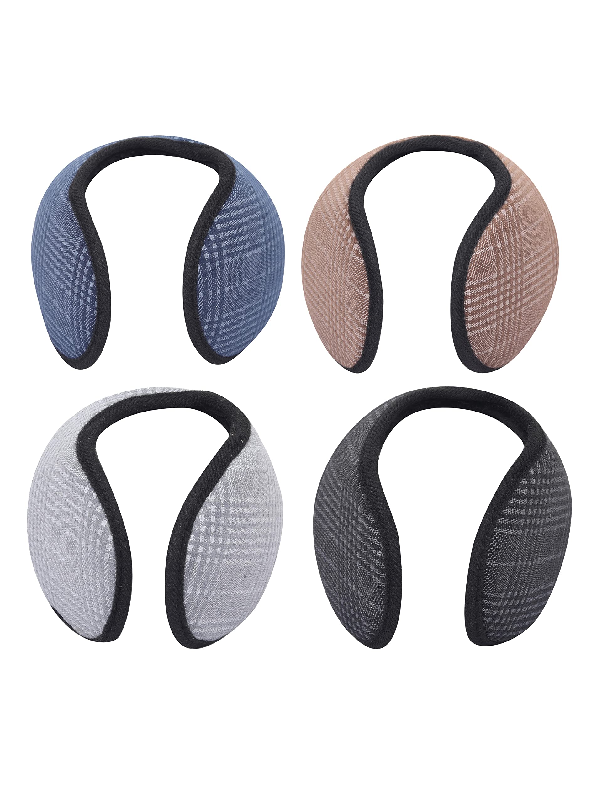 Winter Outdoor Ear Muffs/Warmer for Men and Women for protection from Cold, Value Combo Pack of 4 & 8