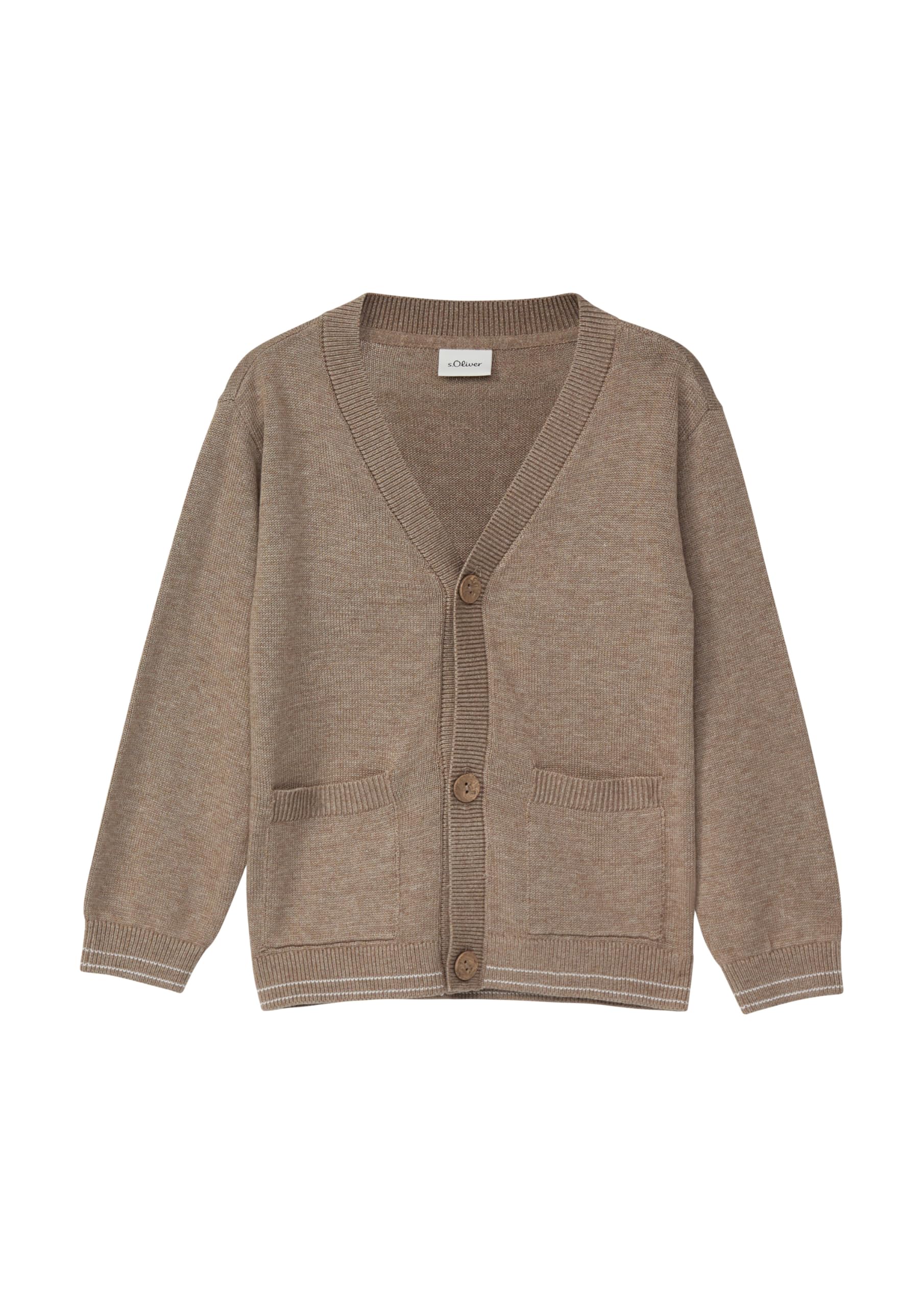 s.Oliver Strickjacke mit Kontraststreifen