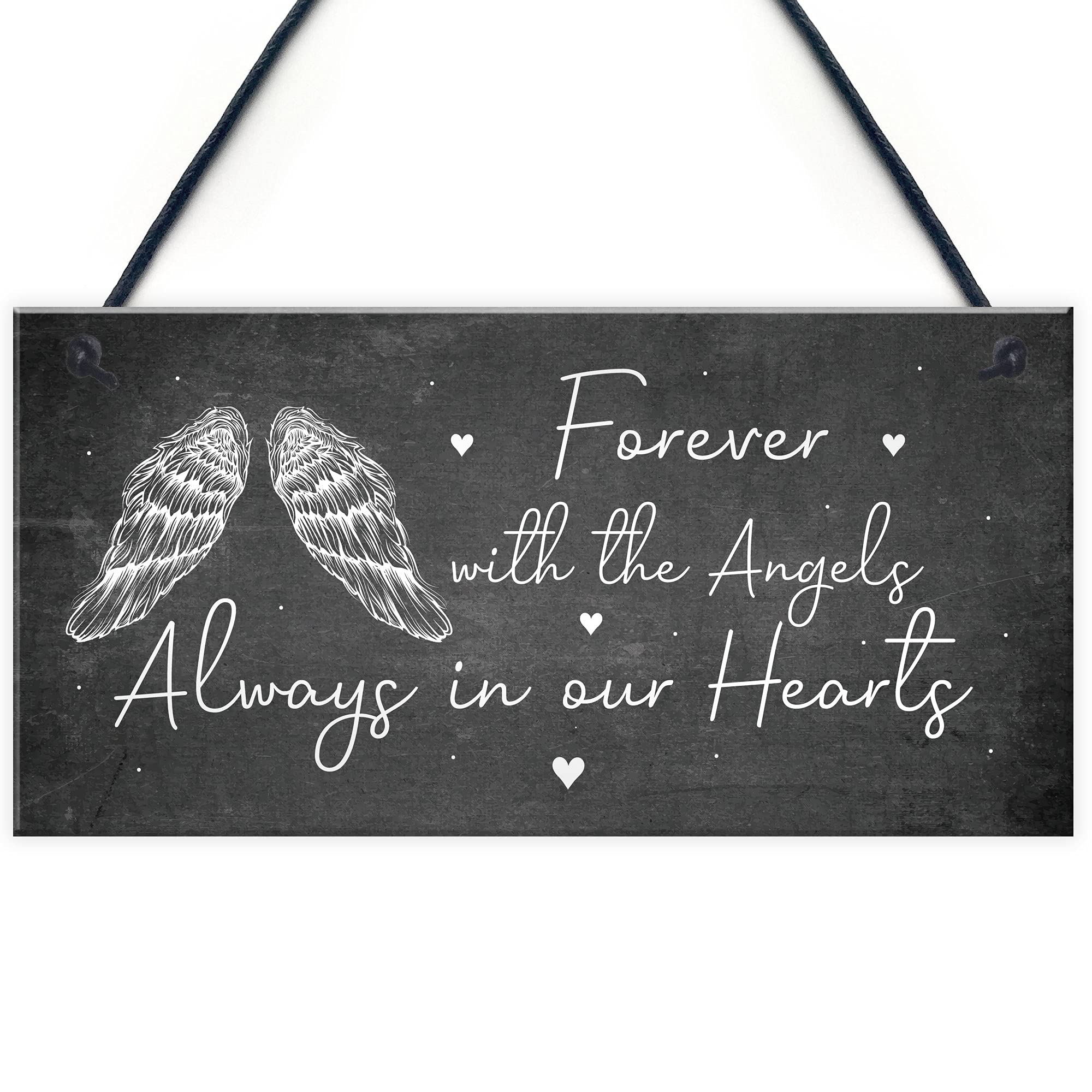 Always In Our Hearts Memorial Garden Plaque Shed Mum Nan Dad Memorial Gift
