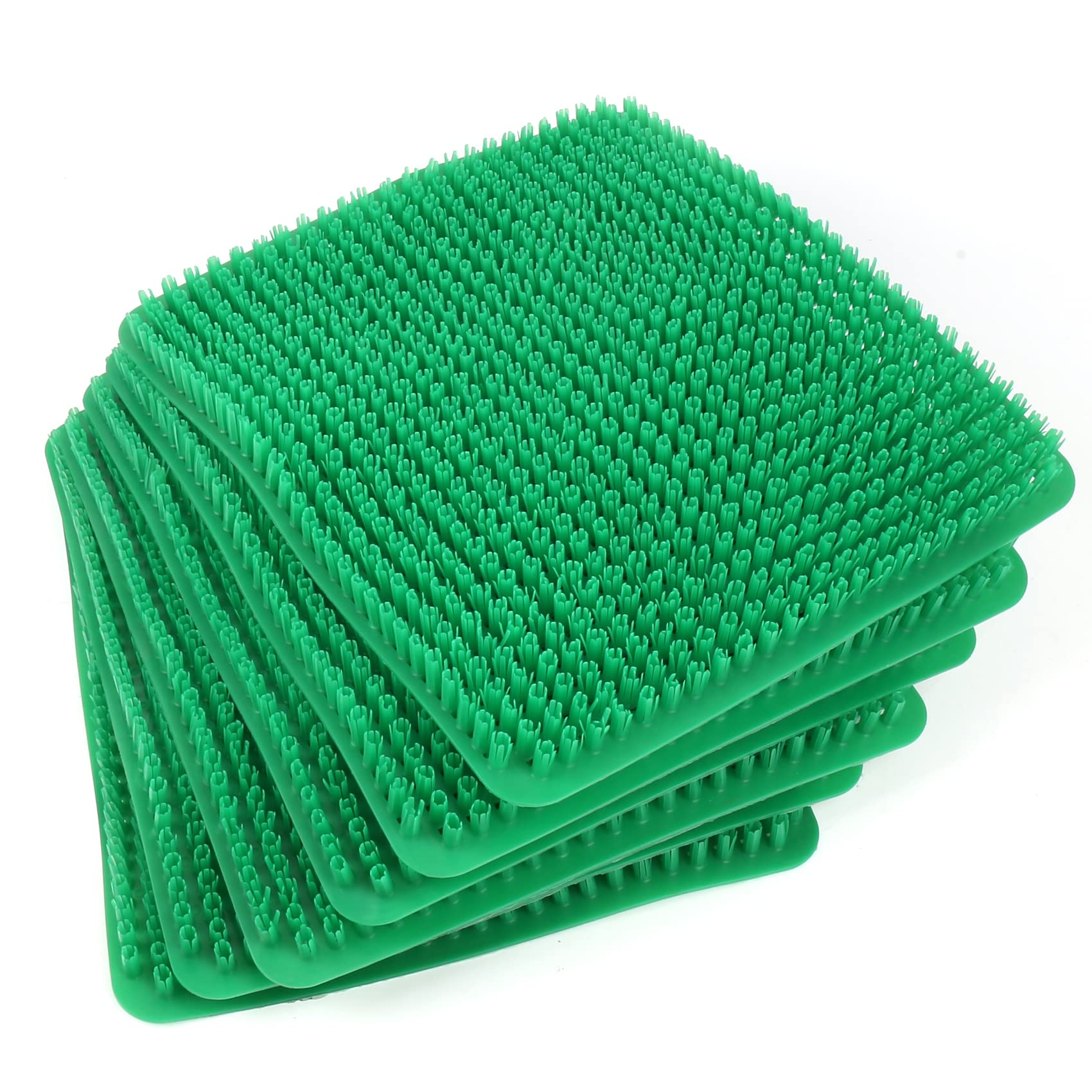 Ftabernam 6 Packs Chicken Nesting Box Washable Nesting Pads Chicken Bedding Bottom for Chicken Coop Hen House Poultry Pet Garden Laying Box, 12"x13.8", Green