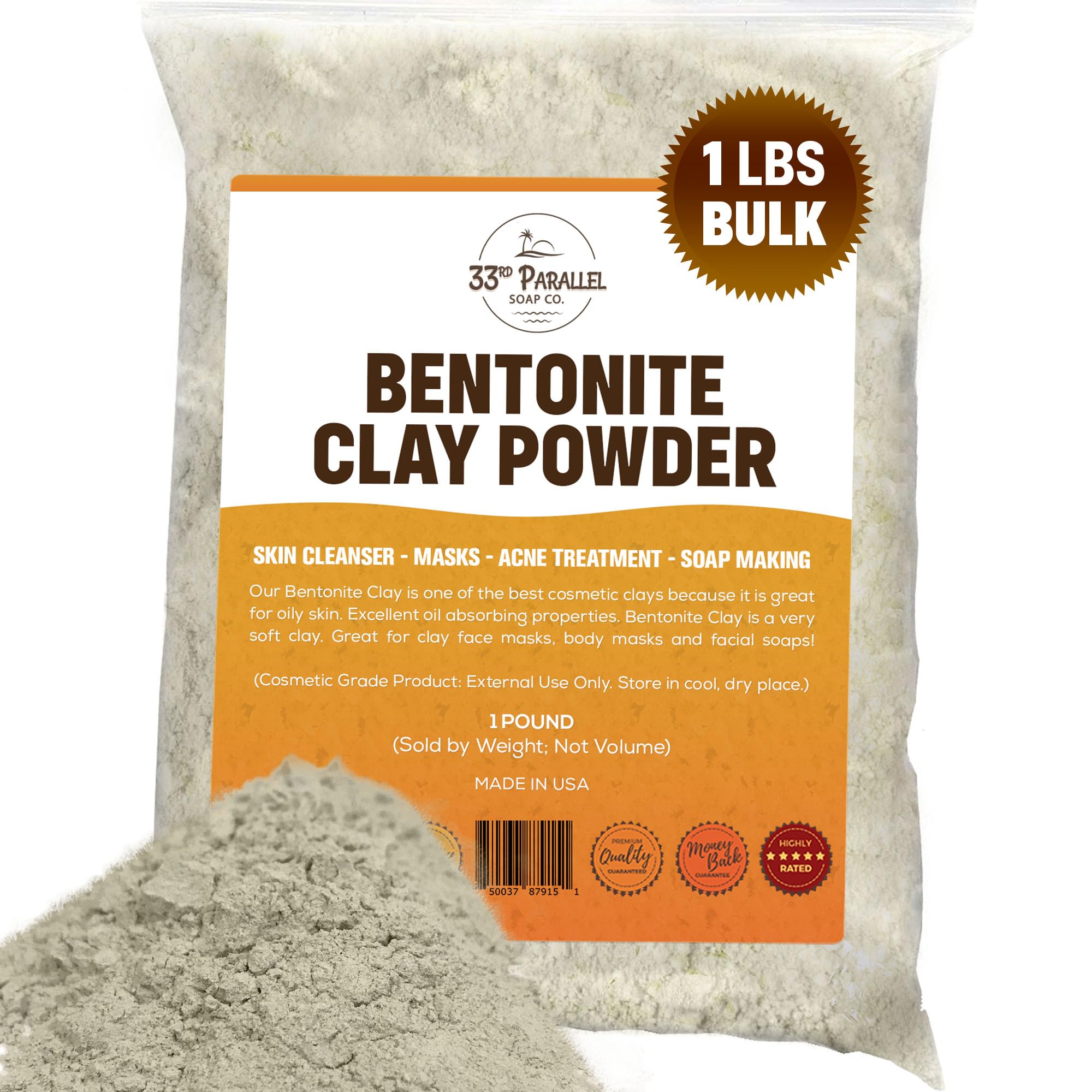 BENTONITIE Clay (1 Pound)
