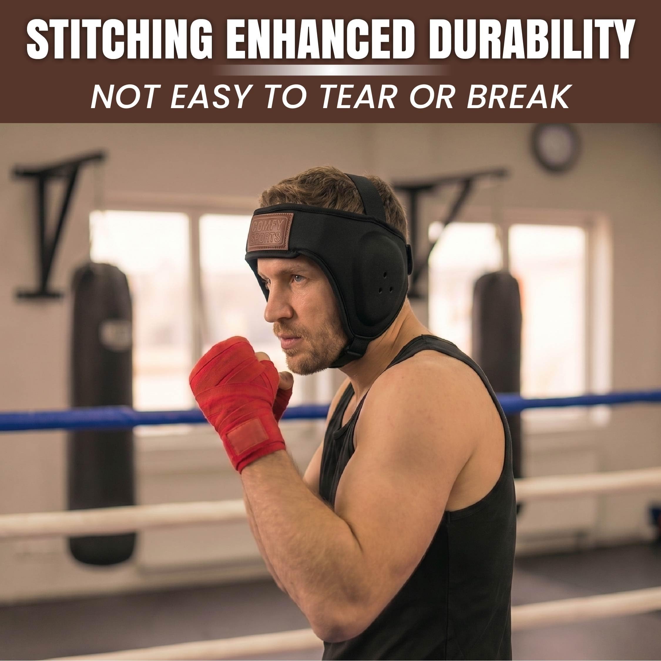 Comfy Ear Guard Wrestling Grappling BJJ Rugby Ear Protection Combat Sports Ear Protector MMA Protective Helmet BJJ Headgear