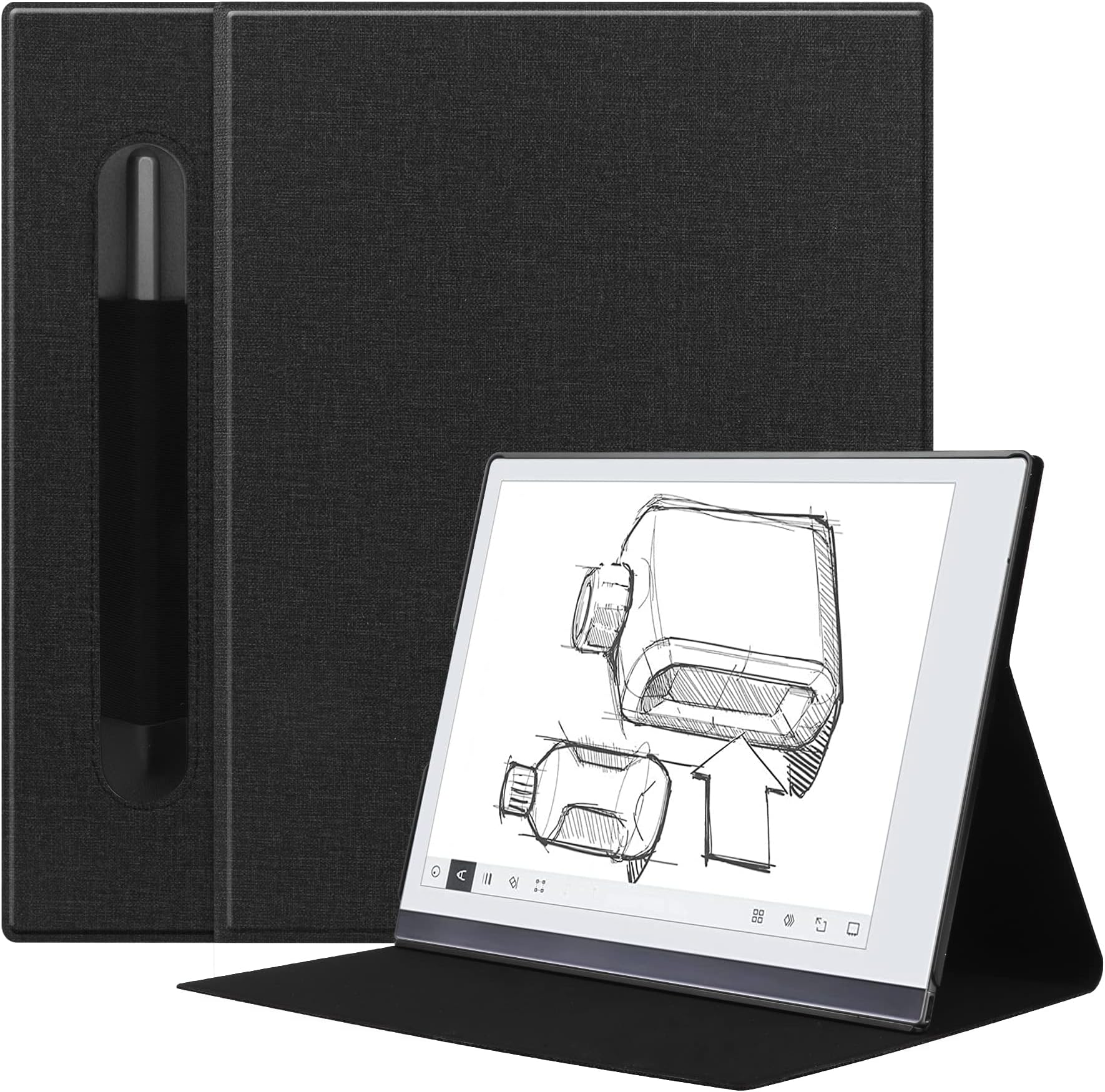 VOVIPO Ultra Slim Book Folio Leather Case With Stand and P-Pocket For Remarkable 2 10.3 2020 Released Digital Paper