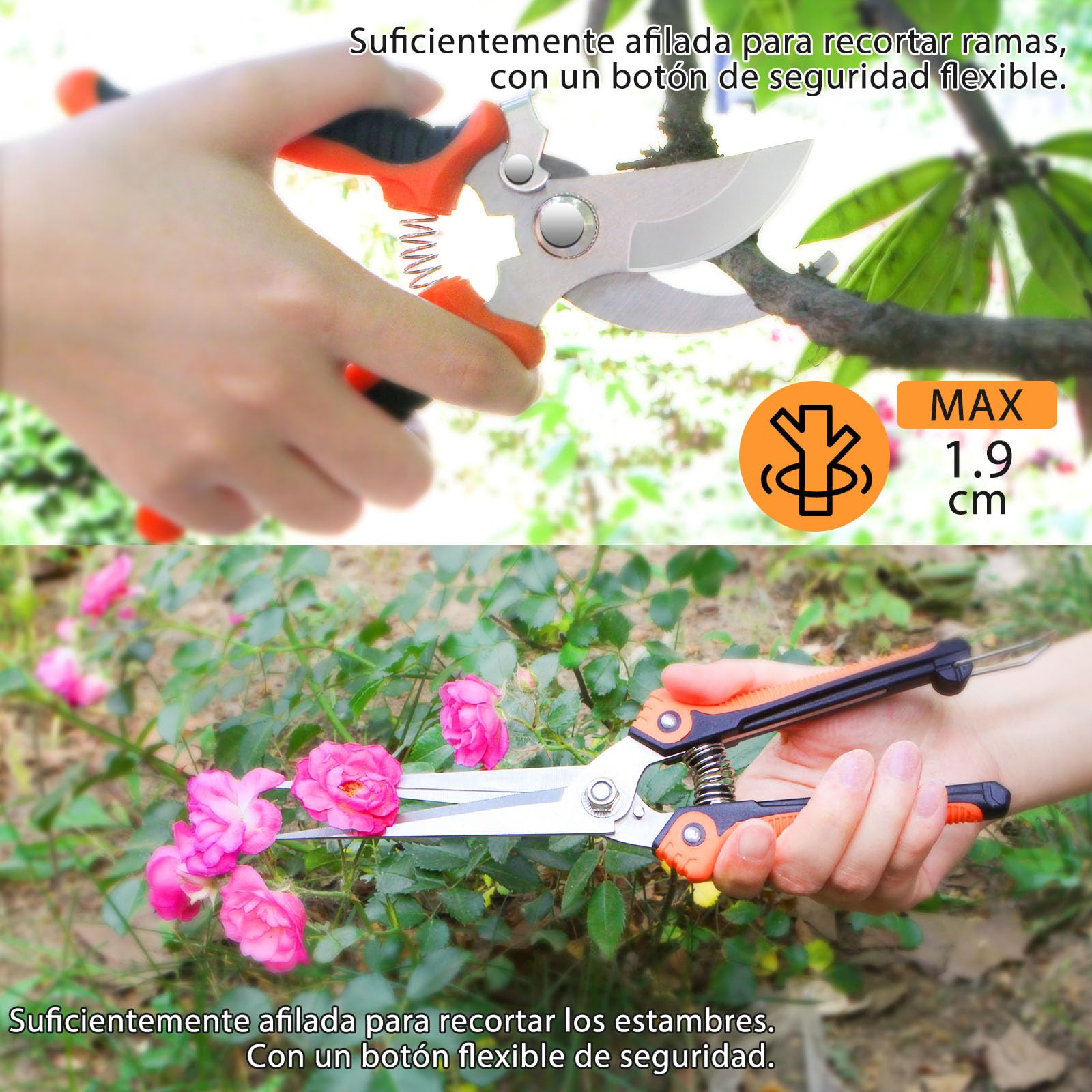 Kit Jardineria, 10 Piezas de Alta Resistencia Juego de Herramientas de Jardinería, Set Jardineria para Jardinería, Regalos para Mujeres y Hombres