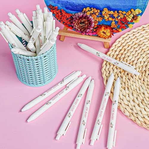 Miniatura 7 de Bolígrafos de baby shower, regalos de baby shower, regalos para invitados, premios a granel, decoración de juegos, bolígrafos retráctiles, recuerdos