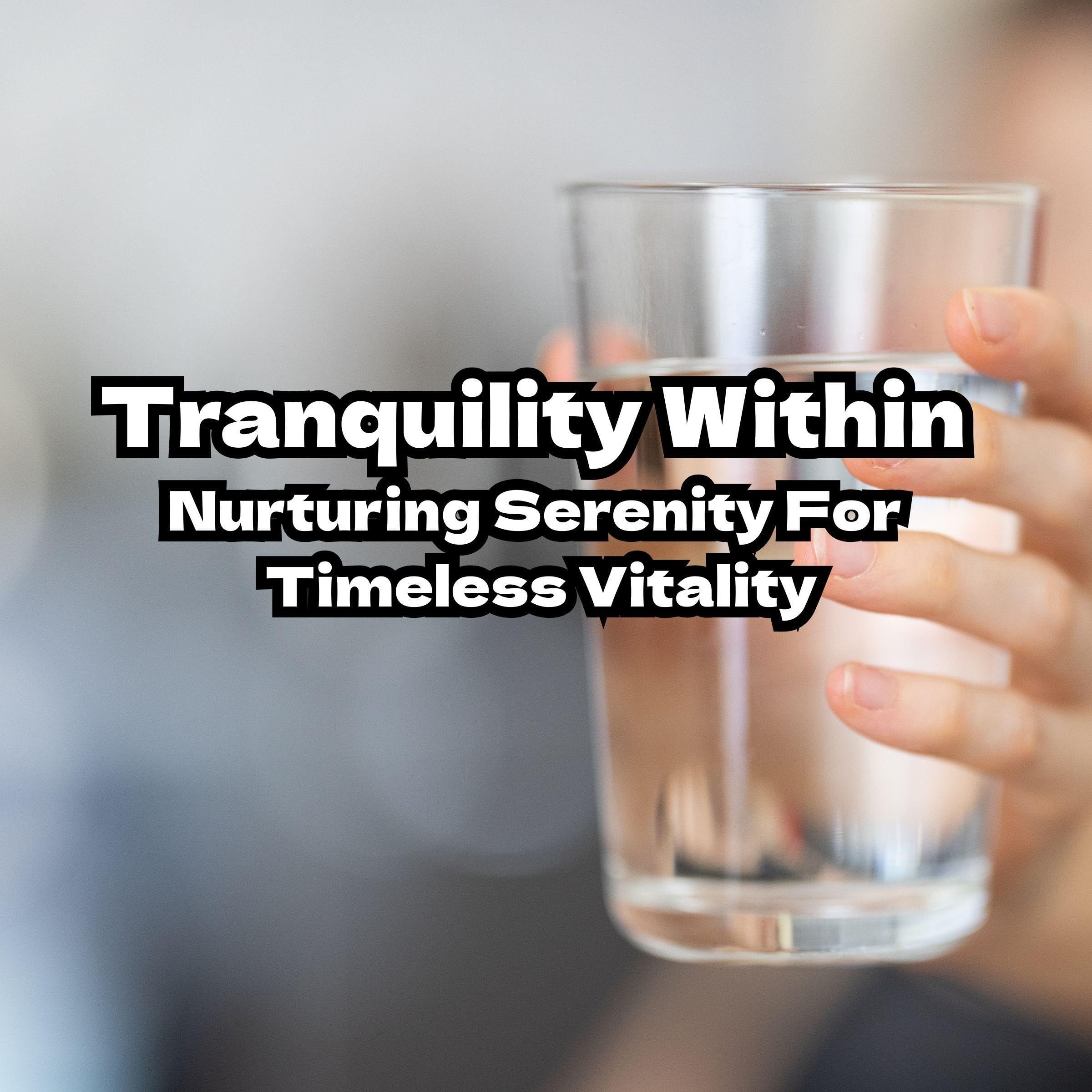 Tranquility Within: Nurturing Serenity for Timeless Vitality