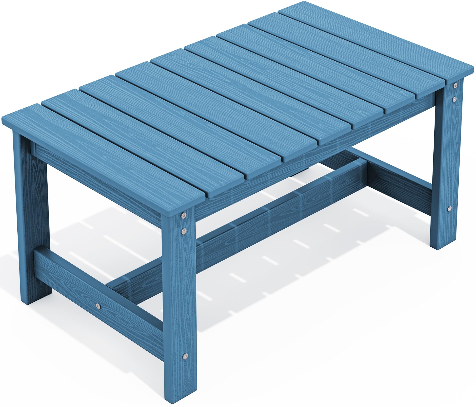 SERWALL Rectangle Outdoor Coffee Table HDPE Navy