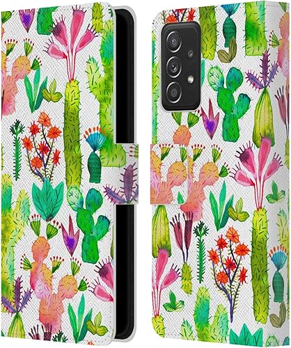 Miniatura 10 de Head Case Designs Officially Licensed Ninola Lush Garden Summer Patterns Leather Book Wallet Case Cover Compatible with Samsung Galaxy A53 5G (2022)