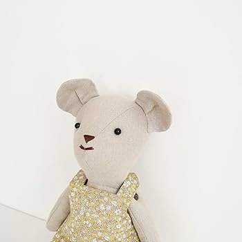 Amazon.co.jp: ロンドンくま（リネン）とエプロンワンピースのお