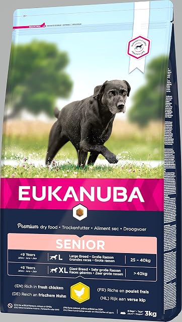 Foto 6 de 6 de Eukanuba Comida seca para perros viejos de razas grandes con pollo 3 kg