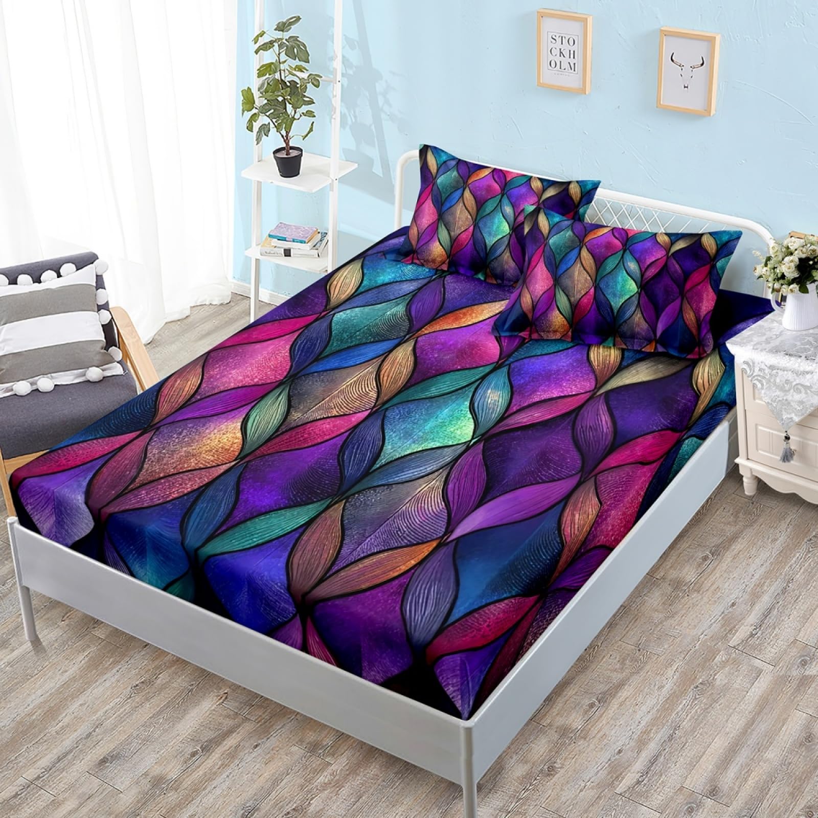 King Size Fitted Sheets Deep Fitted King Size Sheet Bedsheet 30cm Deep
