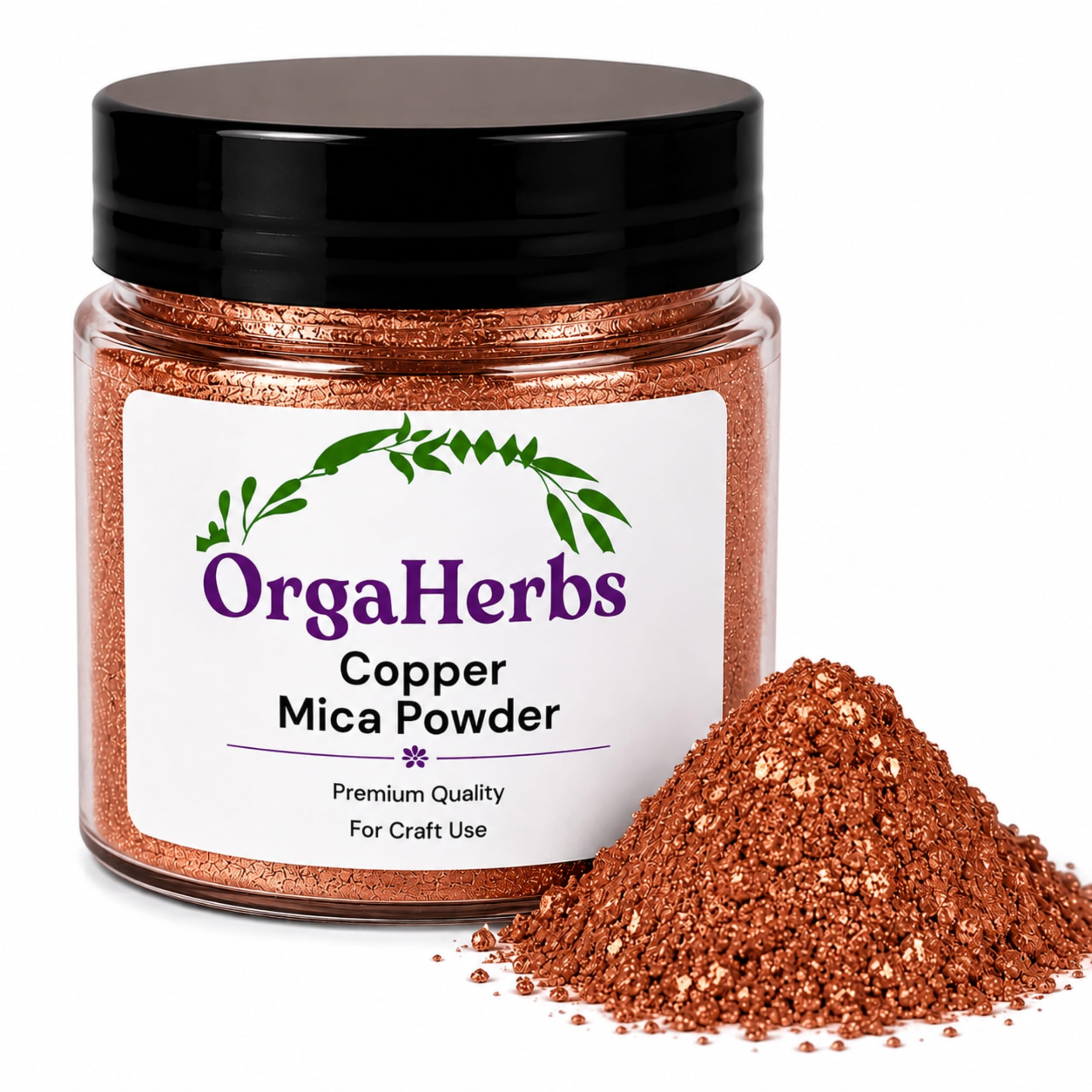 Copper Mica Powder for Fabric Painting & Dyeing, Metallic Copper Pigment Powder for Art & Craft Projects, DIY Fabric Coloring - 10g-picture-10