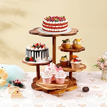 MY Dear LIFE La vie 4段ティーティア ケーキスタンド ケーキ 2 段 MY Dear MY Dear LIFE La vie 4段ティーティア ケーキスタンド ケーキ 2 段 MY Dear