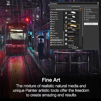 [Old Version] Corel Painter 2022 | Professional Digital Painting Software | Illustration, Concept, Photo & Fine Art [PC/Mac Key Card]