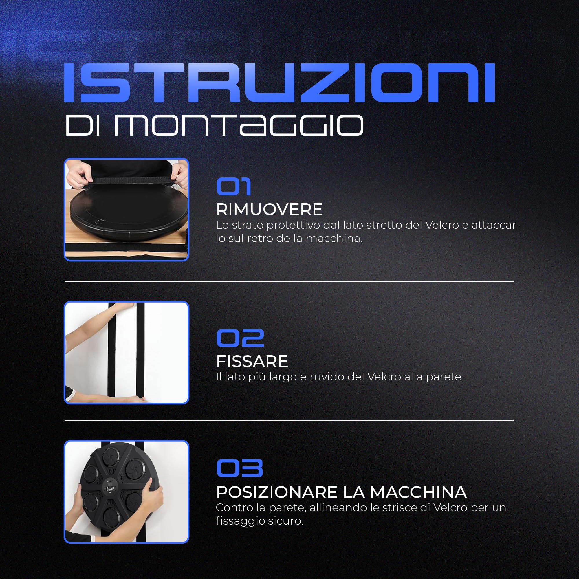 EZERO Beat Punch, la Music Boxing Machine 12 Livelli con Bluetooth & LED – Pannello Interattivo per Allenamento di Boxe a Casa – Migliora Riflessi & Resistenza – Set Completo con Accessori
