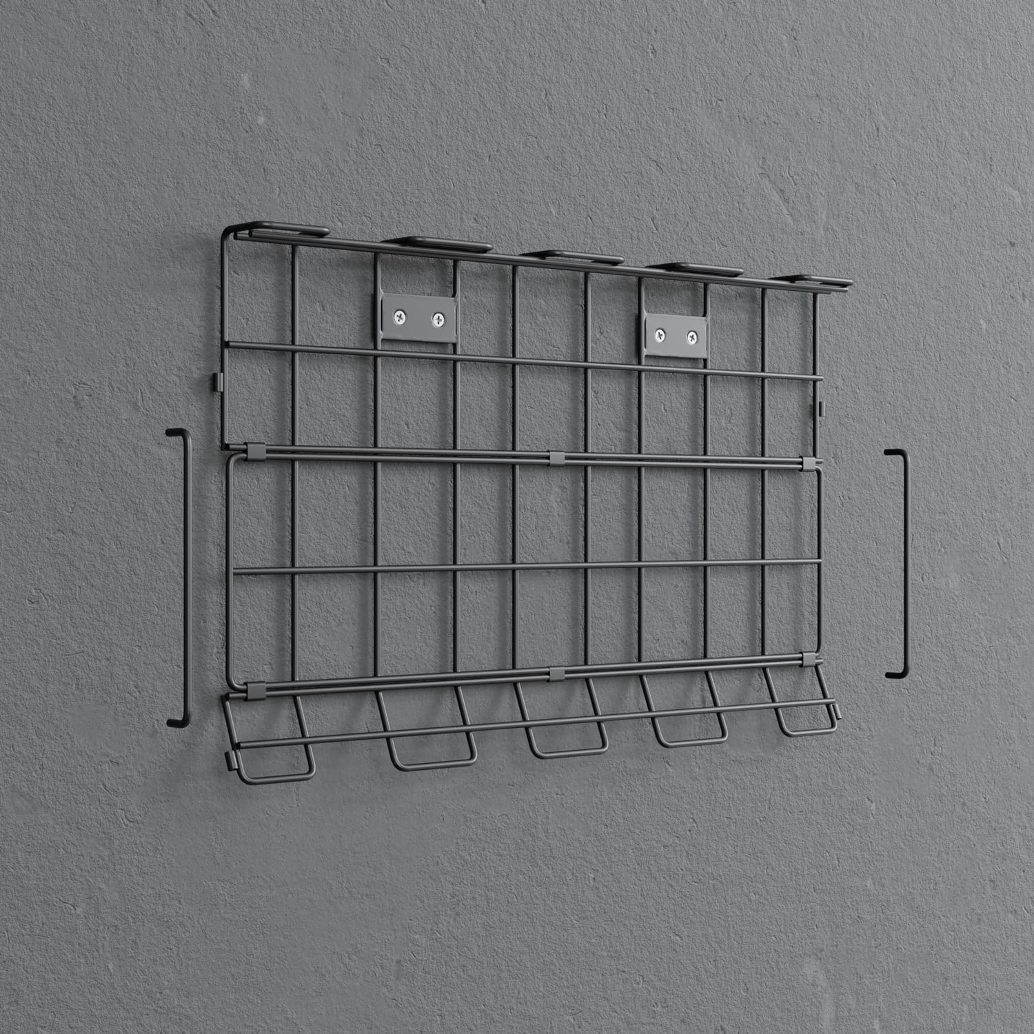 KD Essentials – Gestion de câbles sous Le Bureau | 2x set taille L, montage sécurisé avec des vis