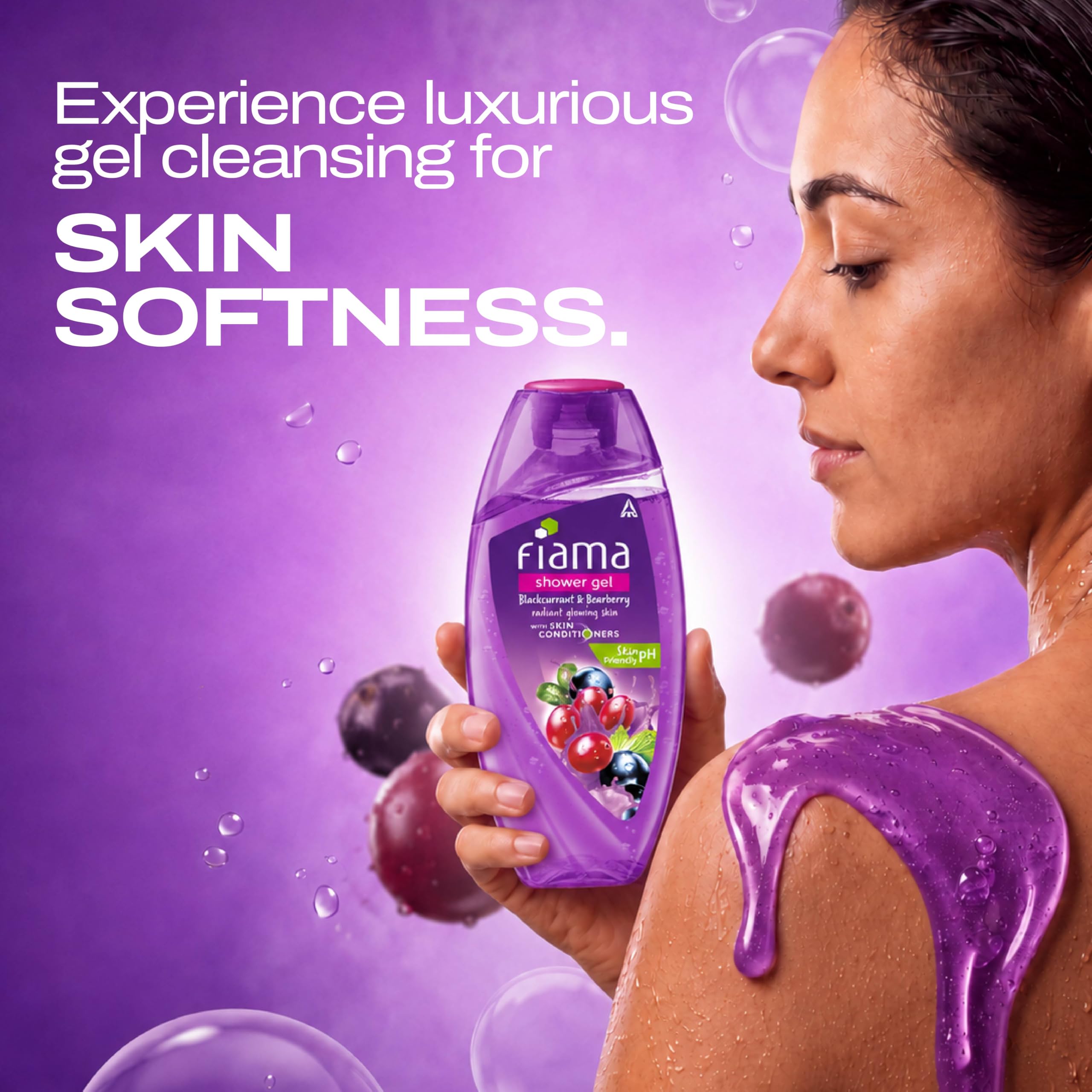 Fiama Blackcurrant Body Wash - Radiant Glow -13 Fiama Blackcurrant Body Wash - Radiant Glow -13