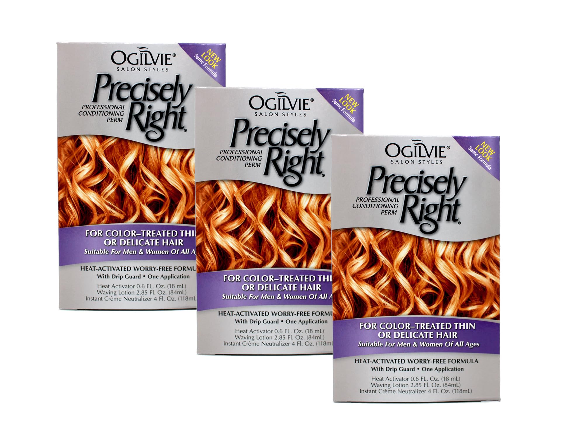 Precisely Right Perm Treatment, Pack of 3