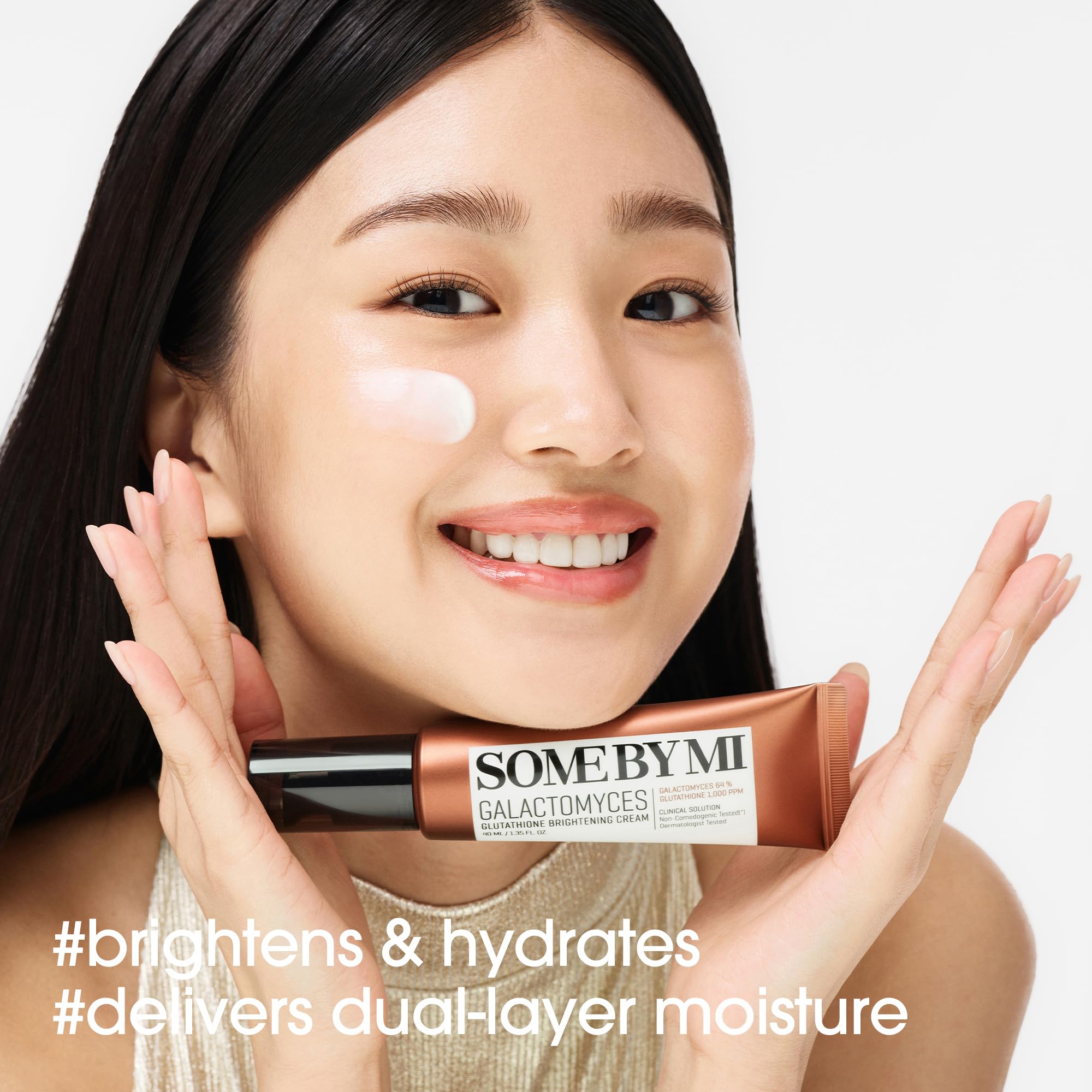 SOME BY MI Galactomyces Glutathione Brightening Cream, 1.35Oz, 40ml, Brightening & Hydrating Korean Face Moisturizer - Image 4