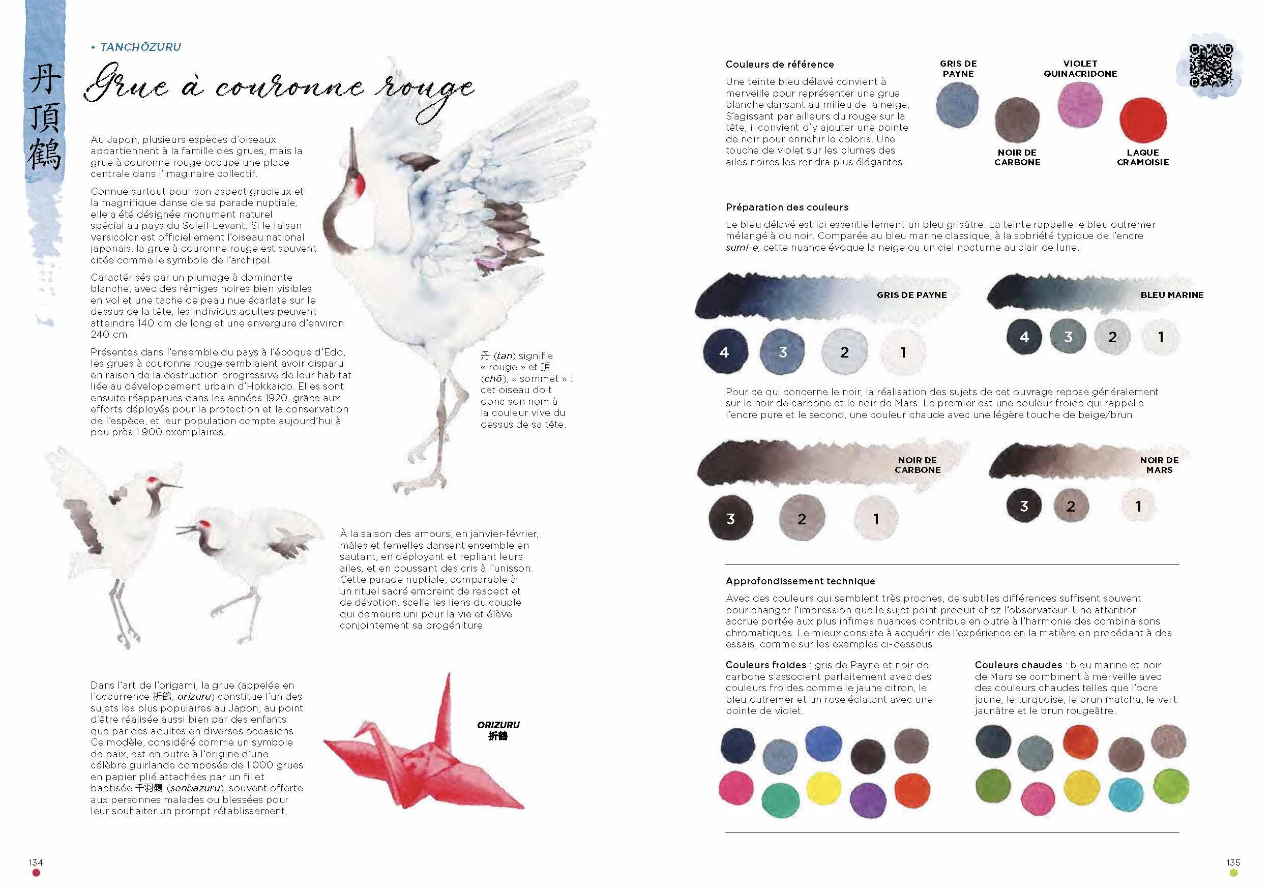 Leçons d'aquarelle japonaise - L'art de peindre les animaux