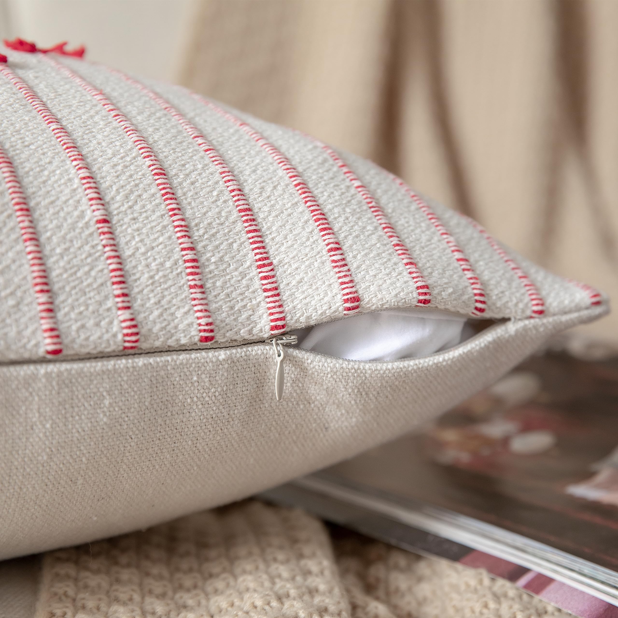 Cushion Cover red line